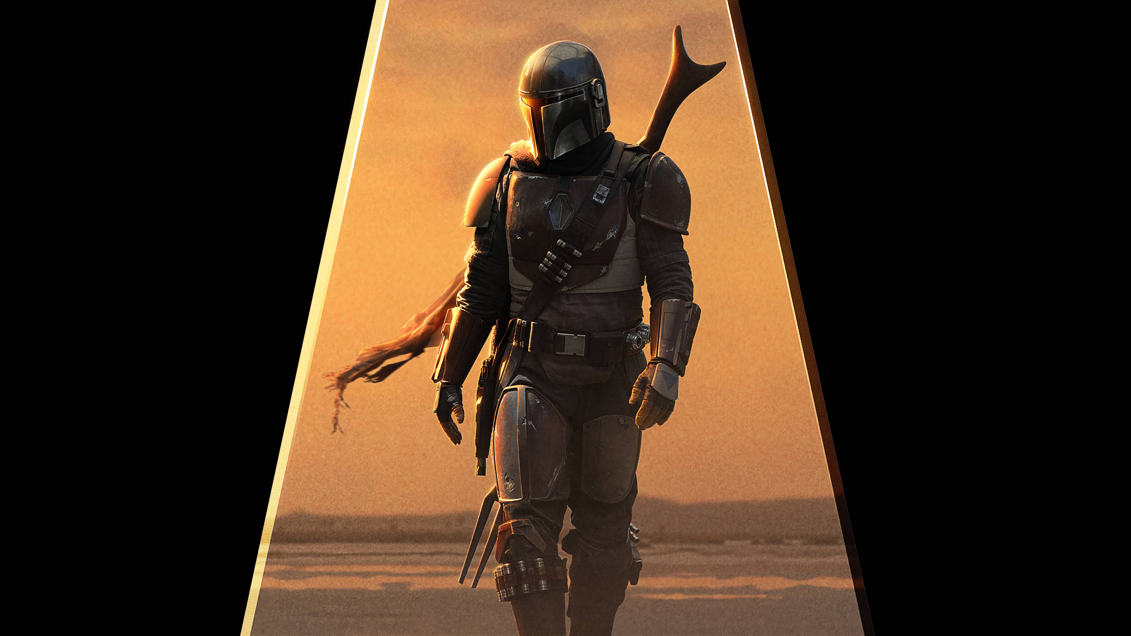 3840x2160 4k Poster Of The Mandalorian Desktop Laptop HD Wallpaper, HD TV Series 4K Wallpaper, Image, Photo and Background
