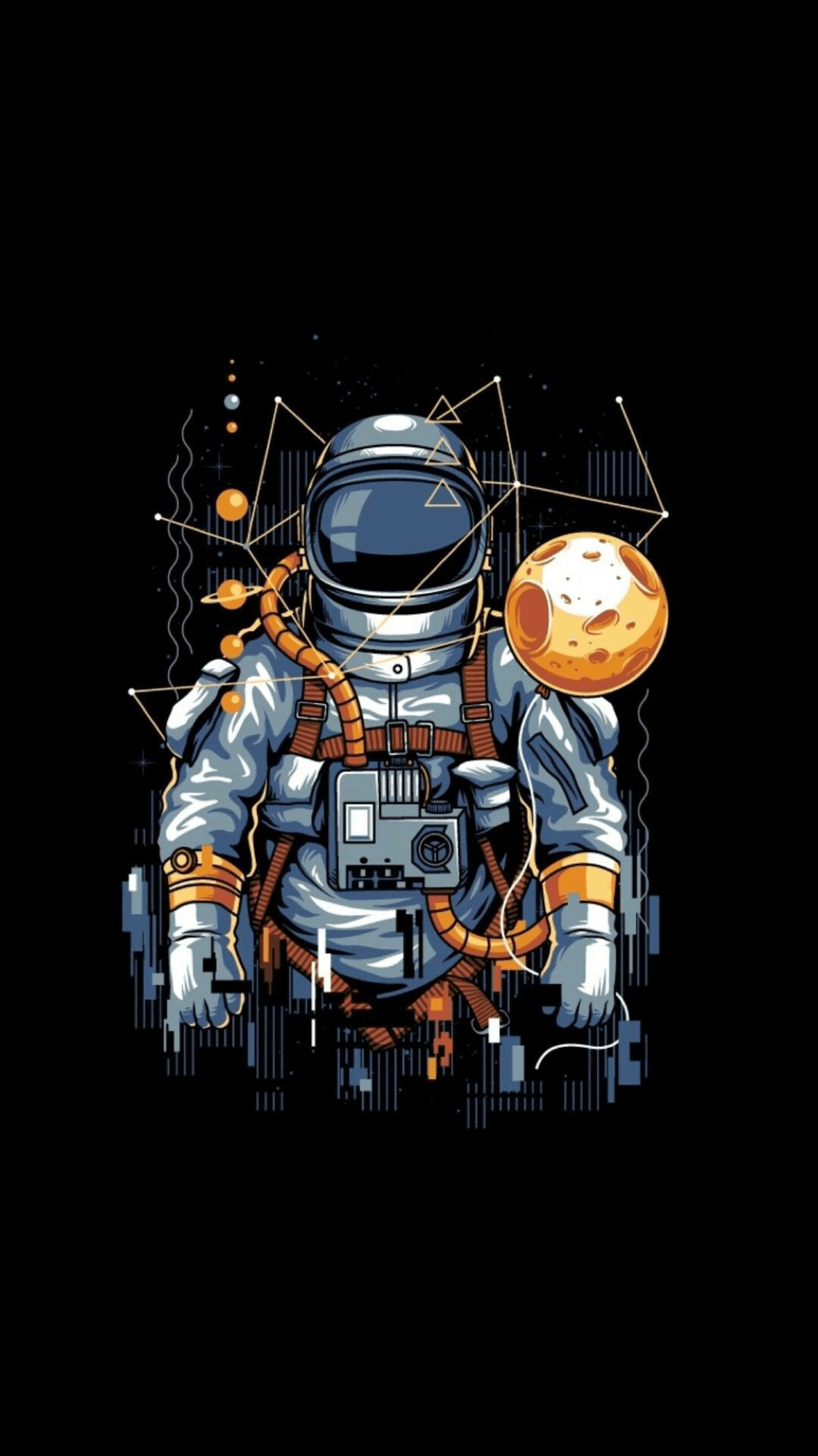 1125x2001 Space Astronaut Wallpaper