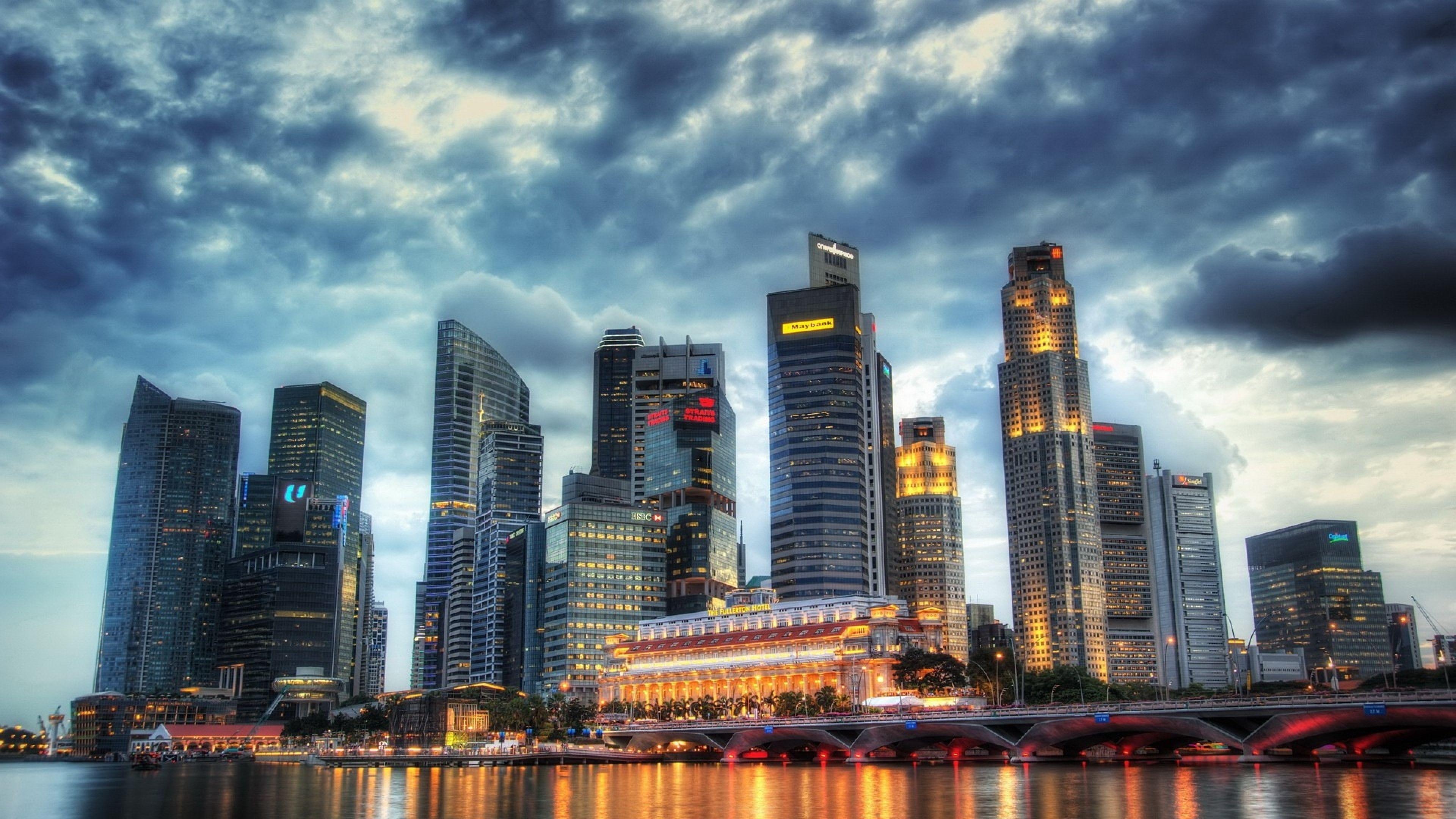 3840x2160 4K Skyscrapers Wallpaper High Quality