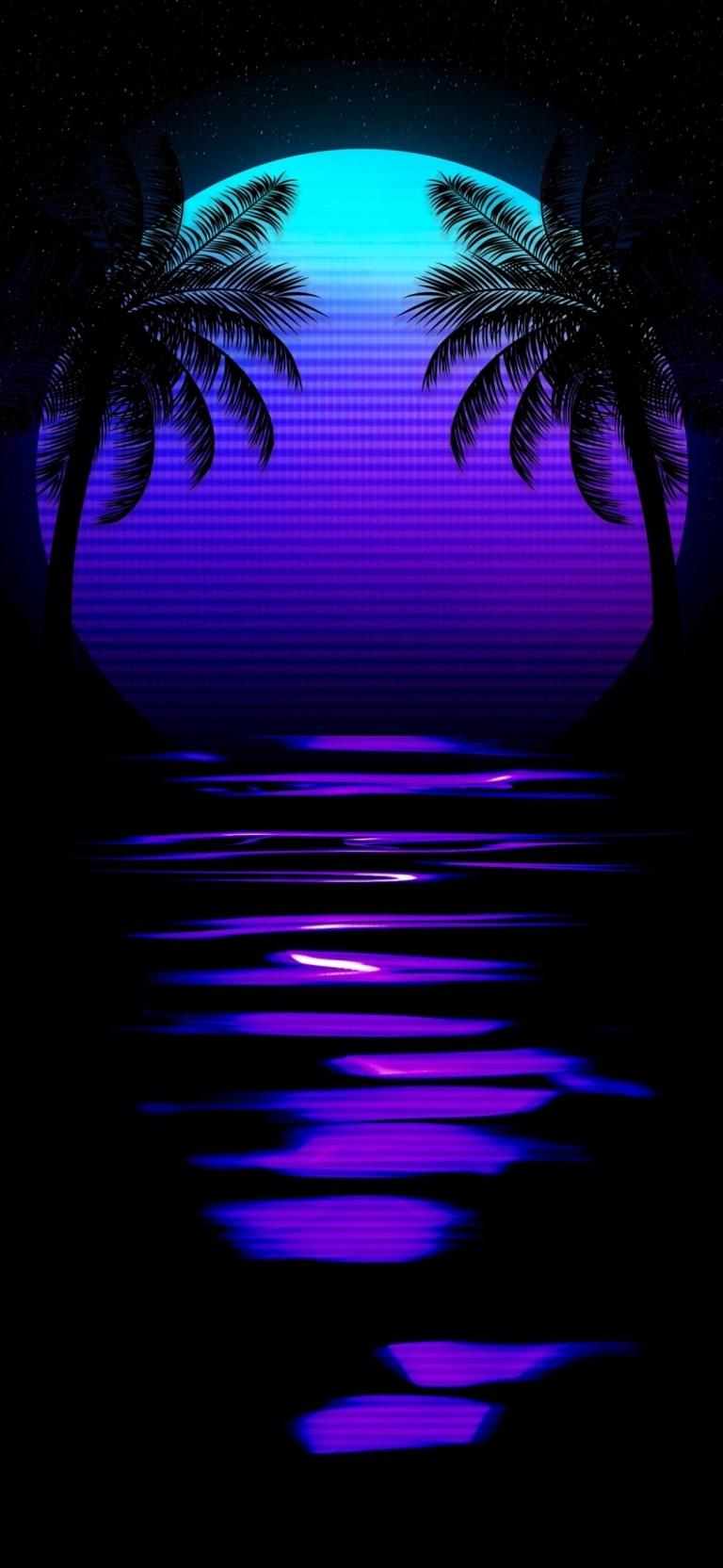 768x1664 Purple River Redmi Note 8T Wallpaper Full HD Download