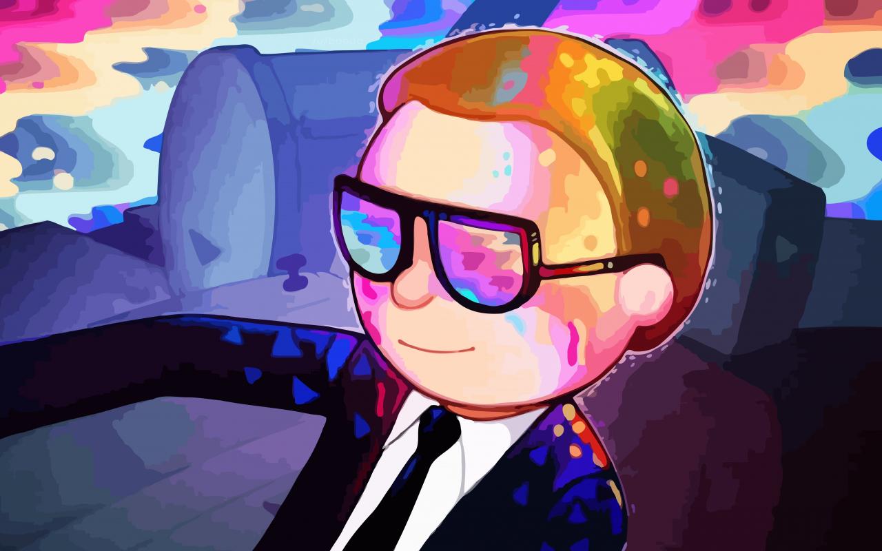 1280x800 Download colorful, morty, drive, rick and morty 1280x800 wallpaper, full hd, hdtv, fhd, 1080p, widescreen 1280x800 HD image, background, 4244