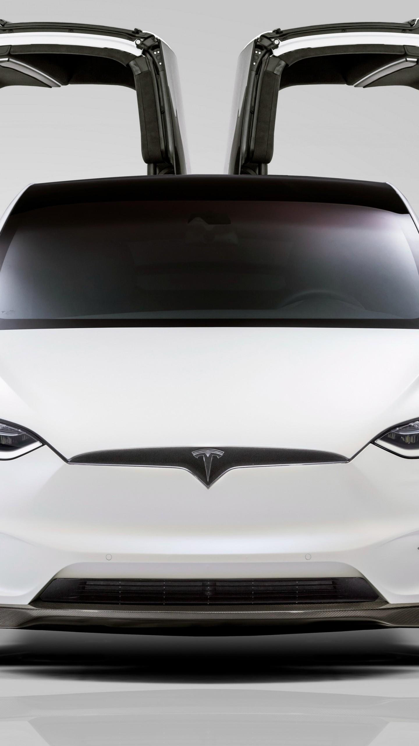 1440x2560 Tesla Model X Wallpaper