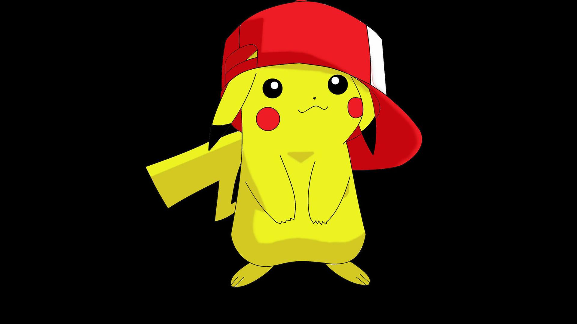 1920x1080 Pikachu With Red Cap HD Pokemon Wallpaper