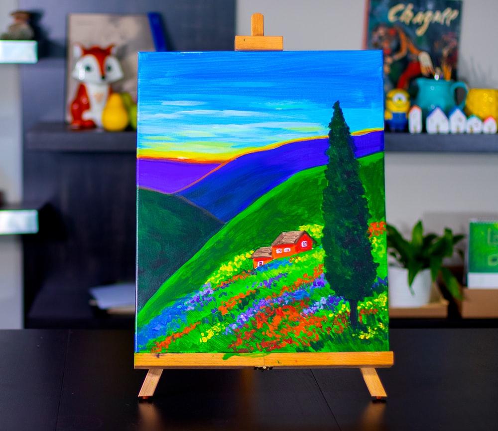 1000x864 Nature Painting Picture. Download Free Image