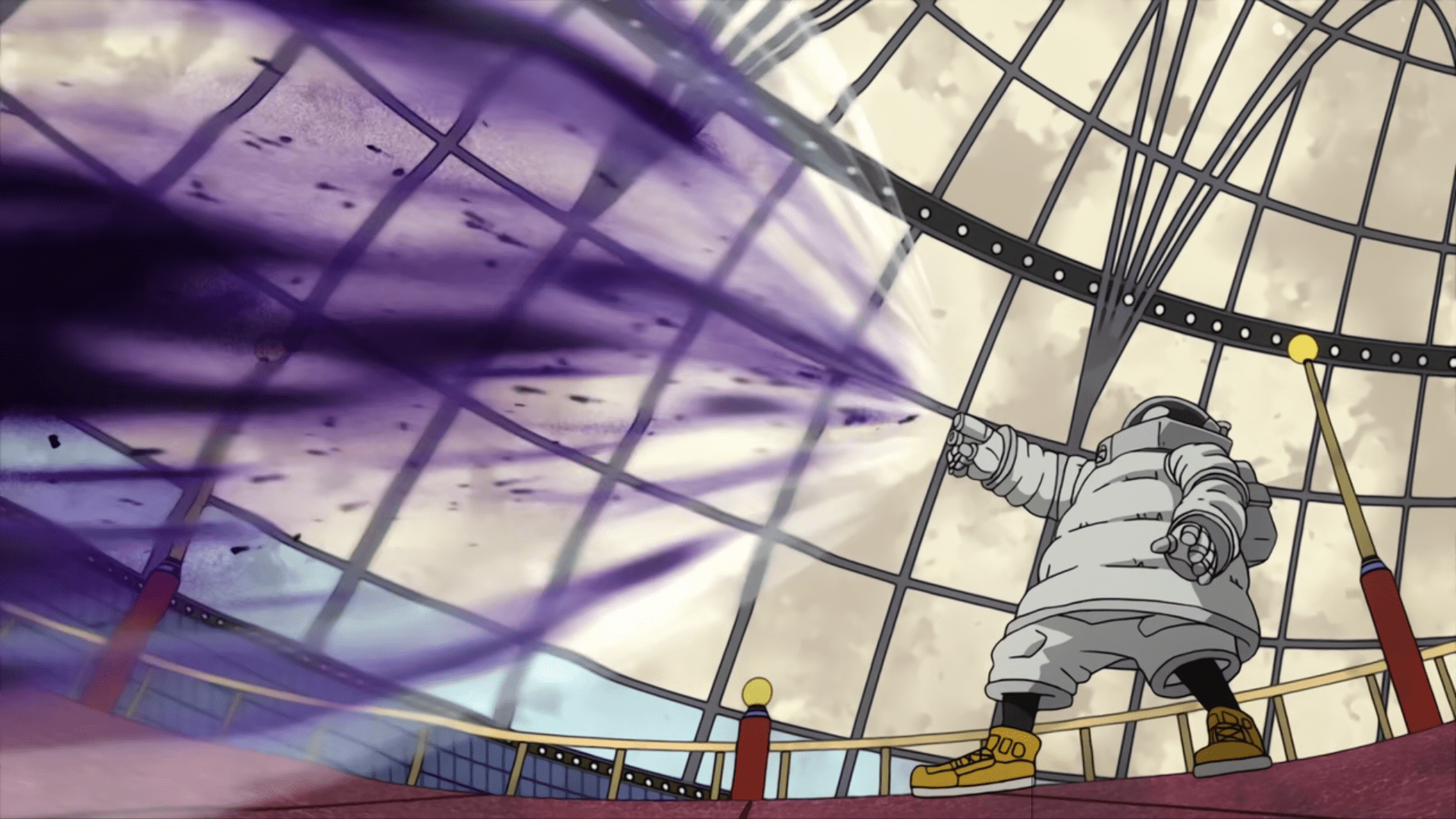 1920x1080 Thirteen vs. Kurogiri. My Hero Academia
