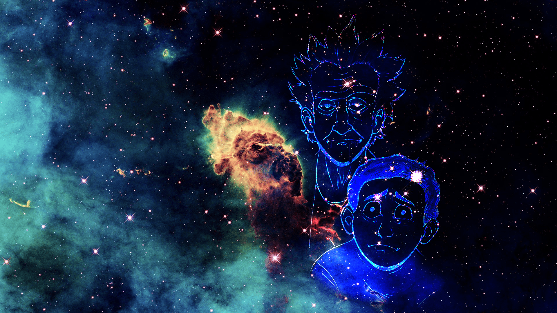 1920x1080 Rick And Morty Outer Space Wallpaper
