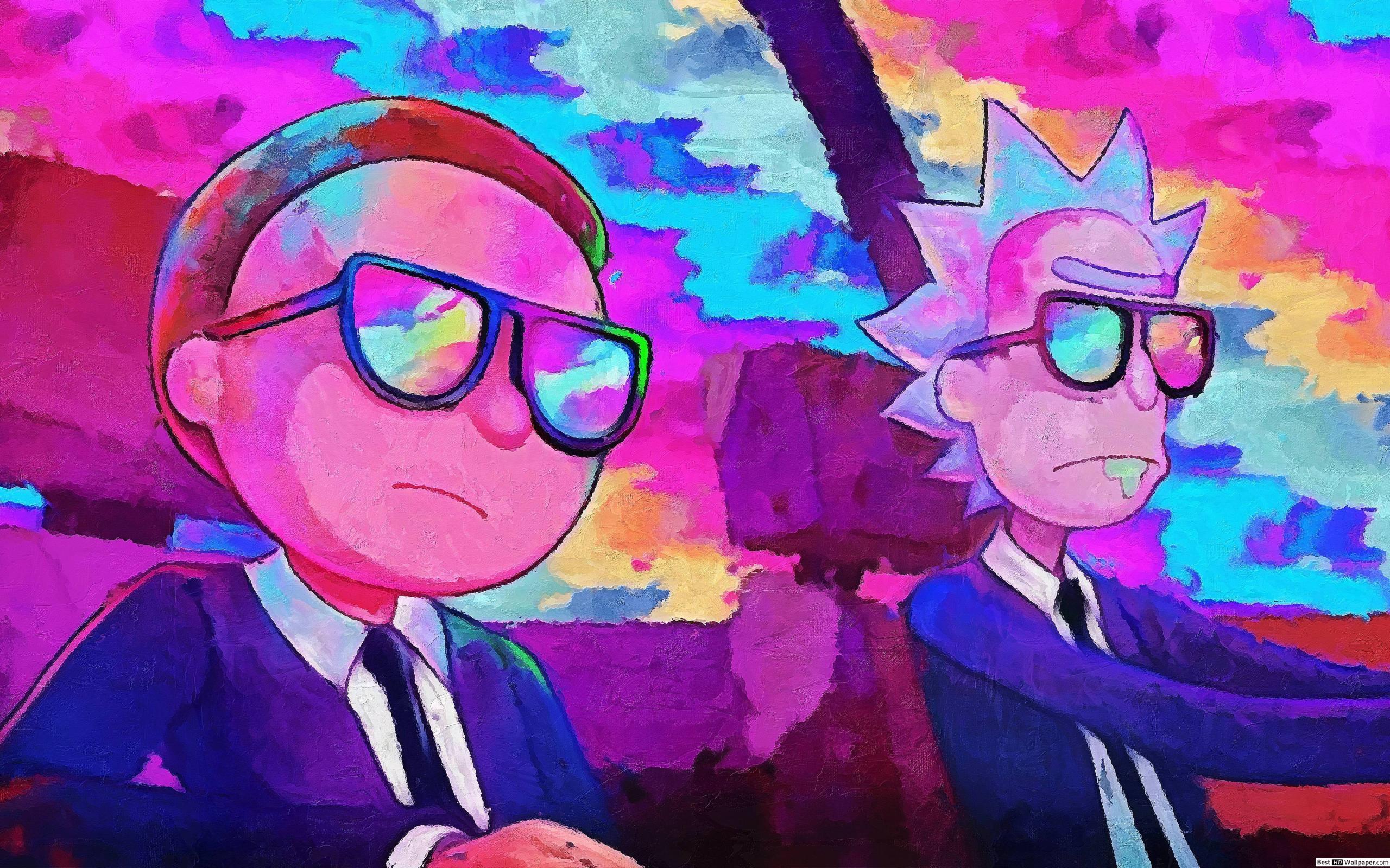 2560x1600 rick and morty team HD wallpaper download