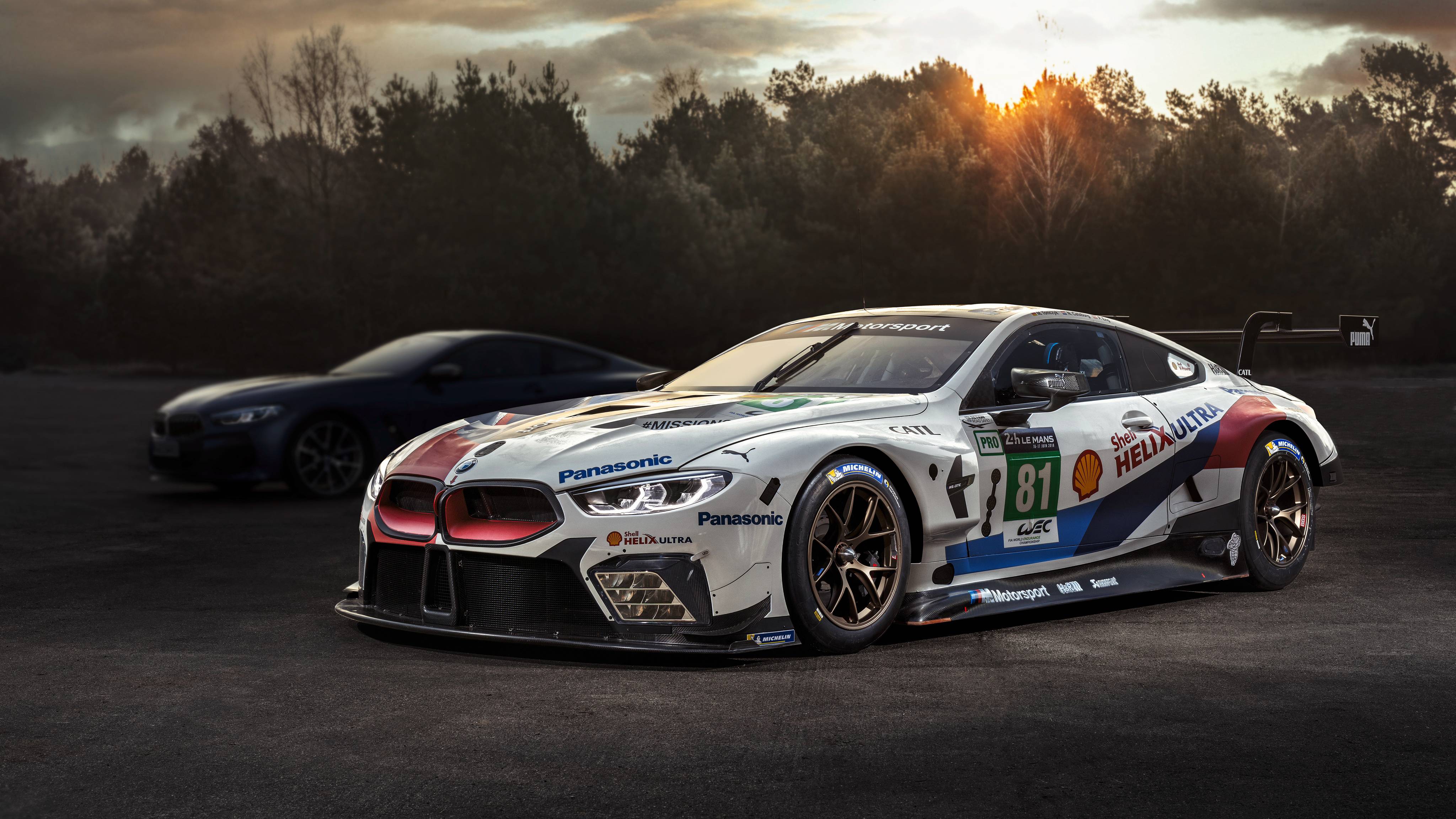 4096x2304 BMW M8 GTE 2018 4K Wallpaper