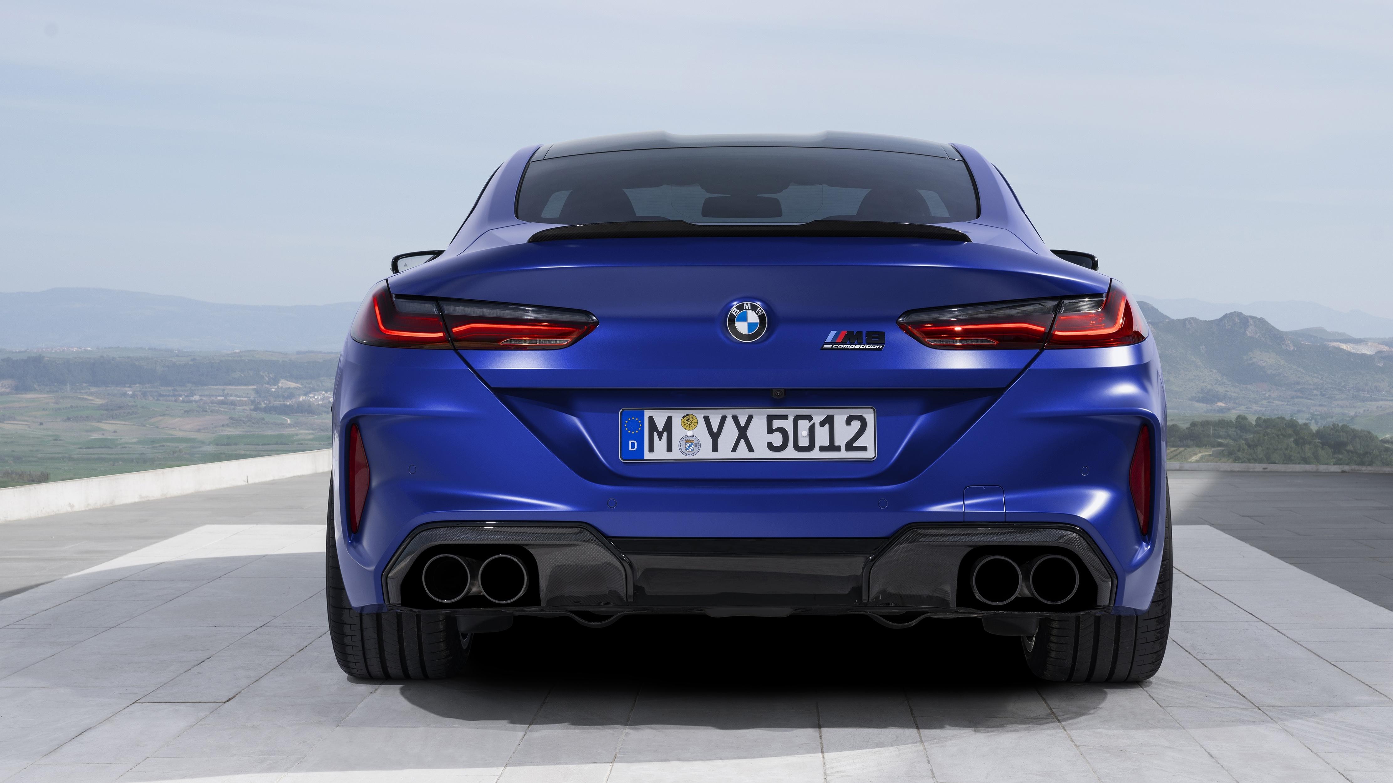 4444x2500 Bmw M8 Competition Cup 2019 Blue Back View 4k