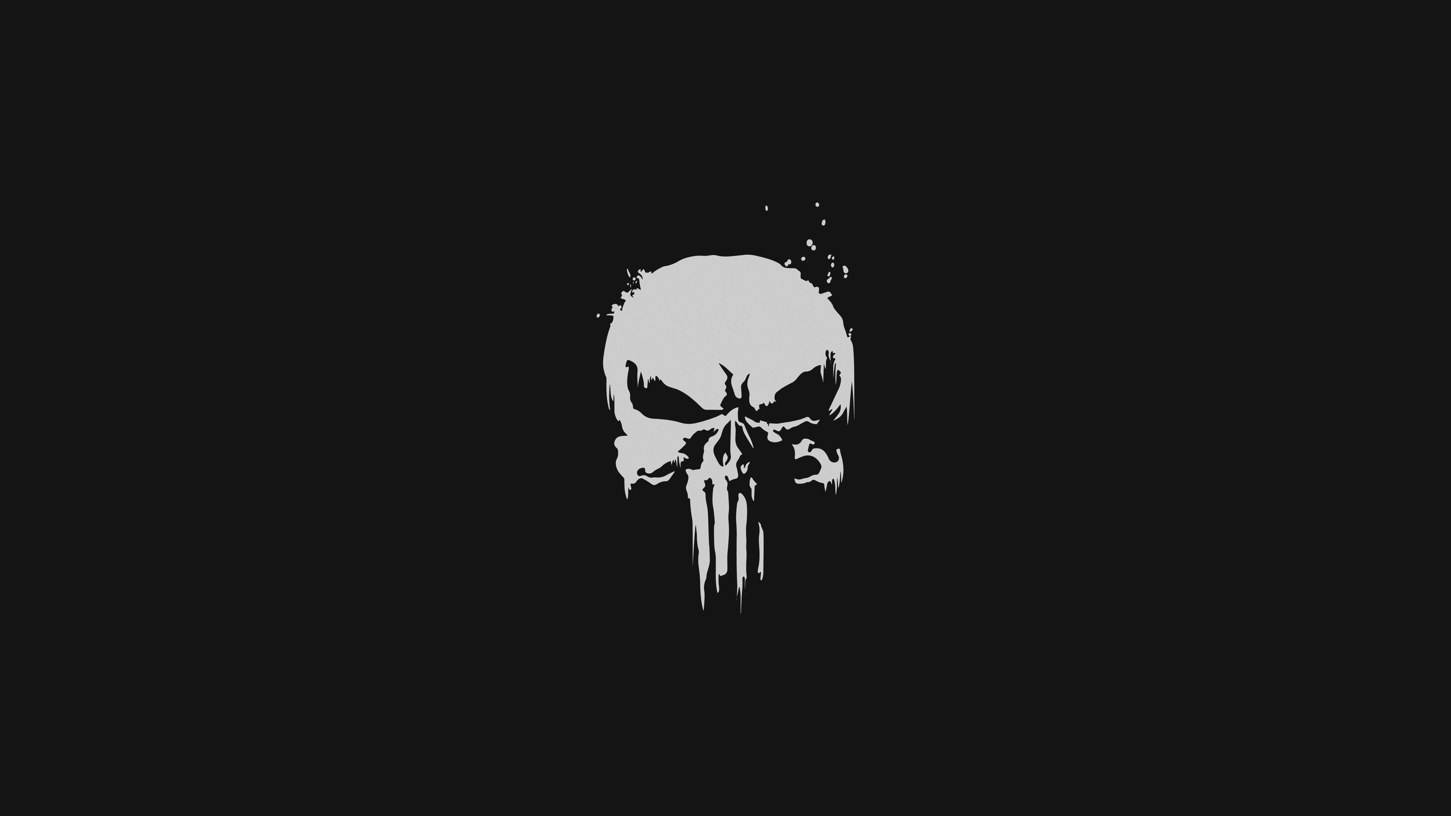 4608x2592 The Punisher Minimalist Logo 4k, HD Tv Shows, 4k Wallpaper, Image, Background, Photo and Picture