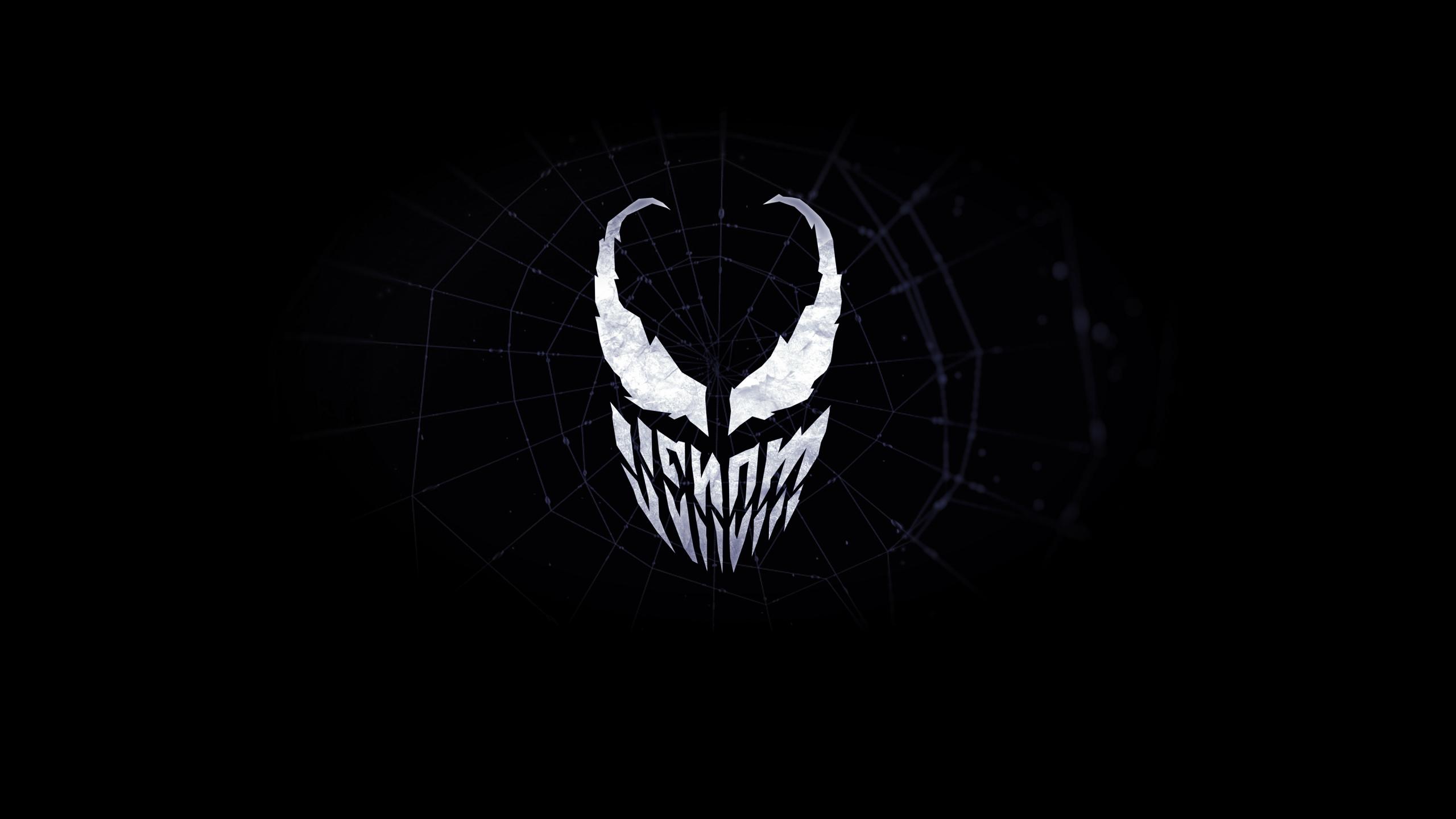 2560x1440 Venom Minimalist Logo Wallpaper 4k Ultra HD