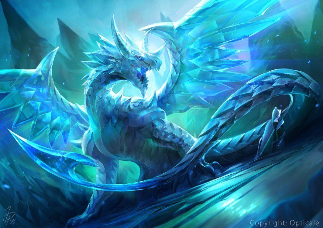1063x752 Crystal Dragon Wallpaper