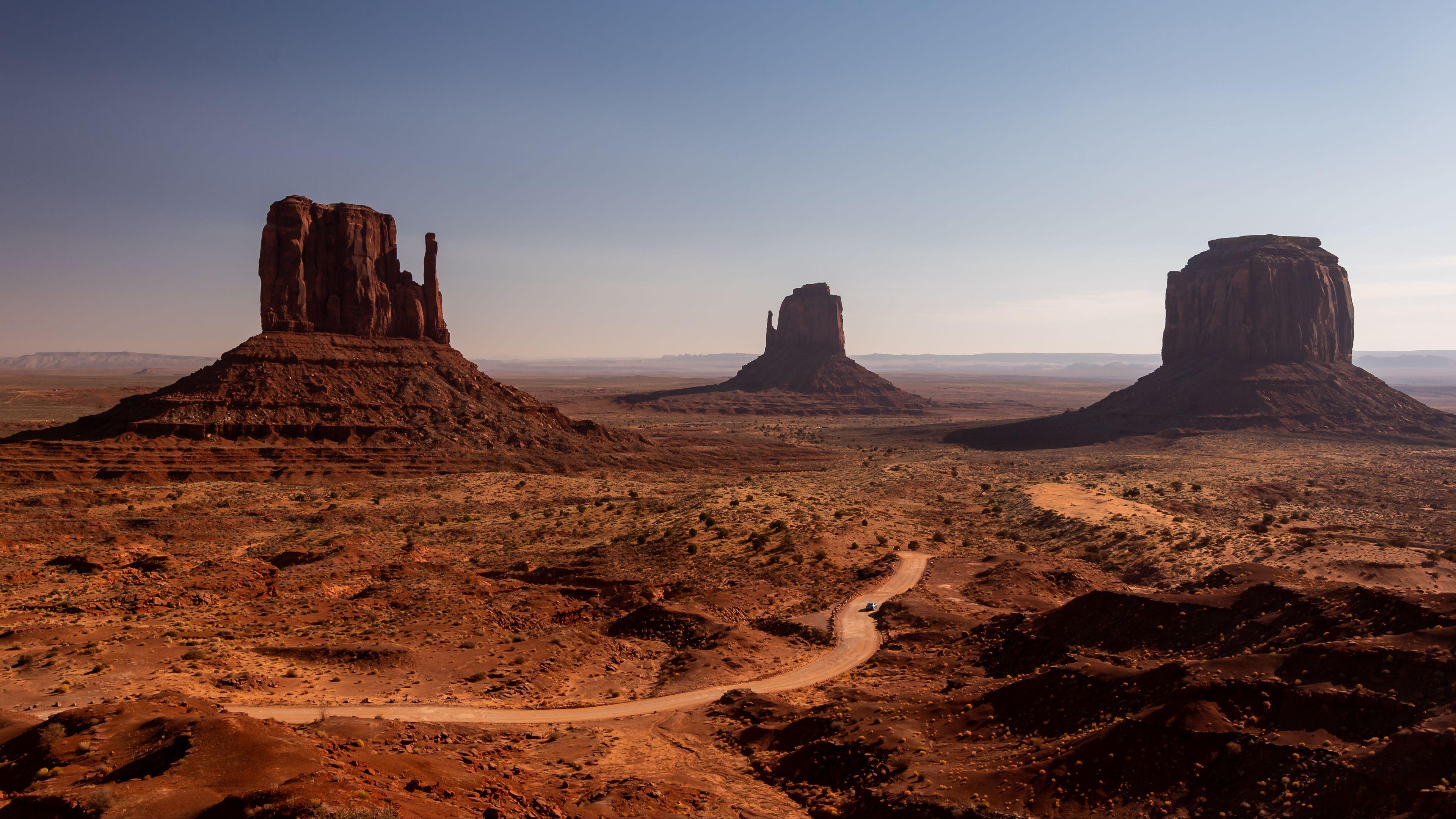 3840x2160 Wallpaper / canyon, valley, desert, rocks, landscape, 4k
