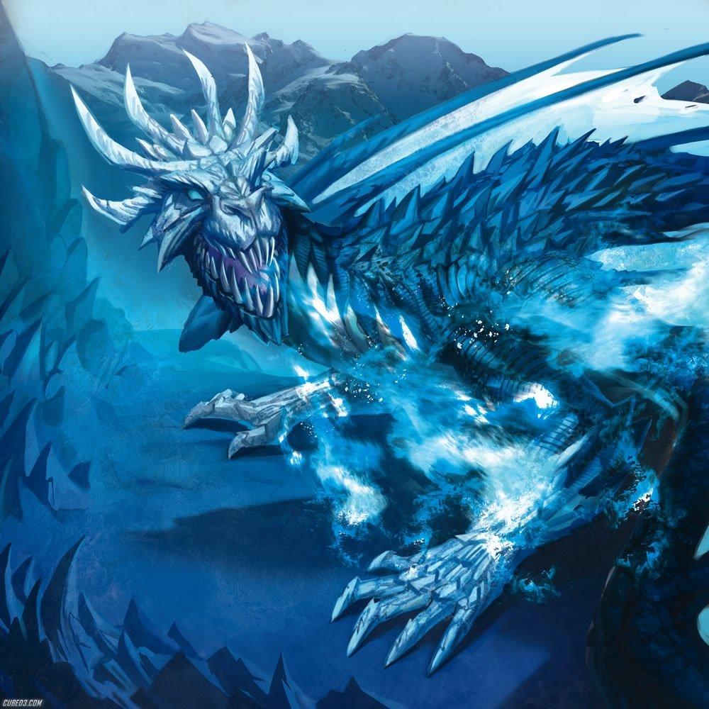 1000x1000 Cute Ice Dragons