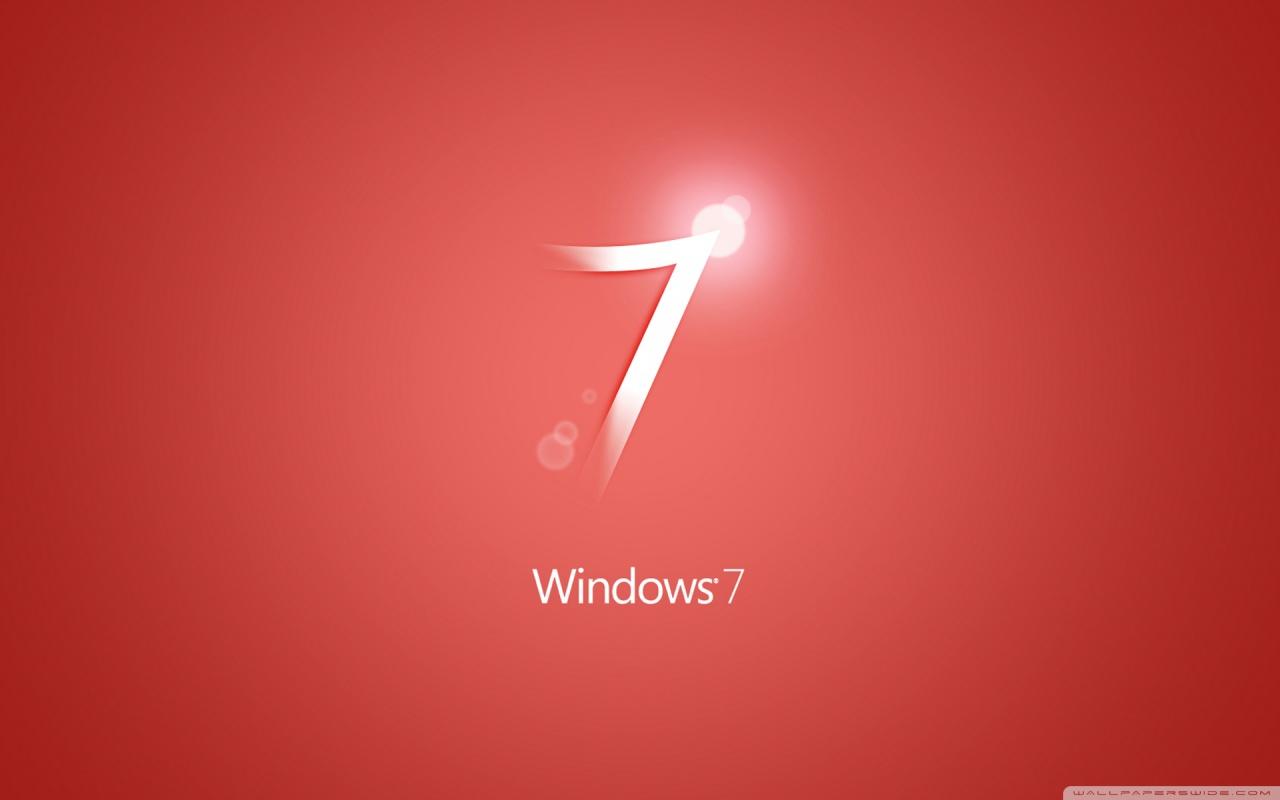 1280x800 Windows 7 Red Ultra HD Desktop Background Wallpaper for 4K UHD TV : Widescreen & UltraWide Desktop & Laptop
