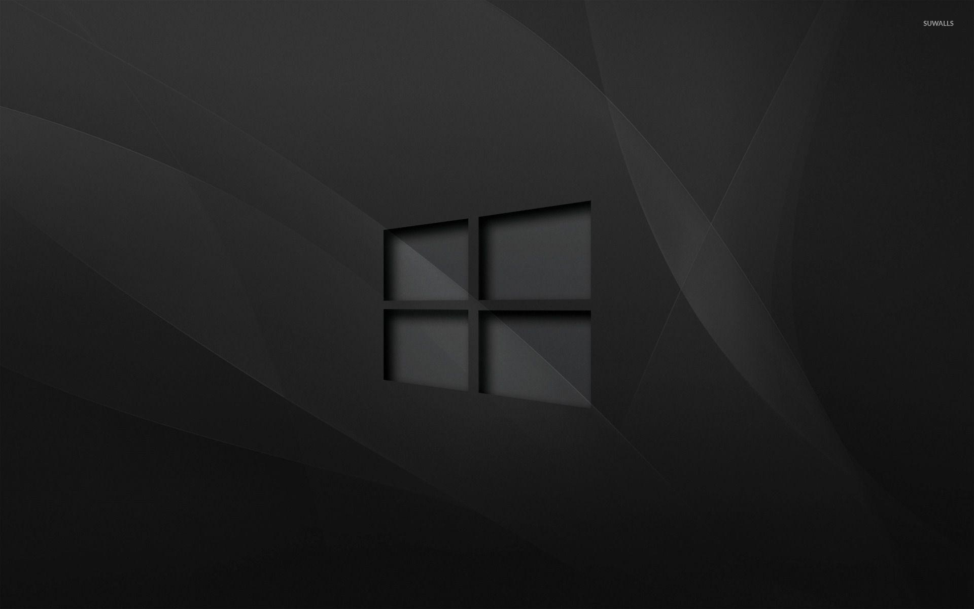 1920x1200 Windows 10 Black Wallpaper