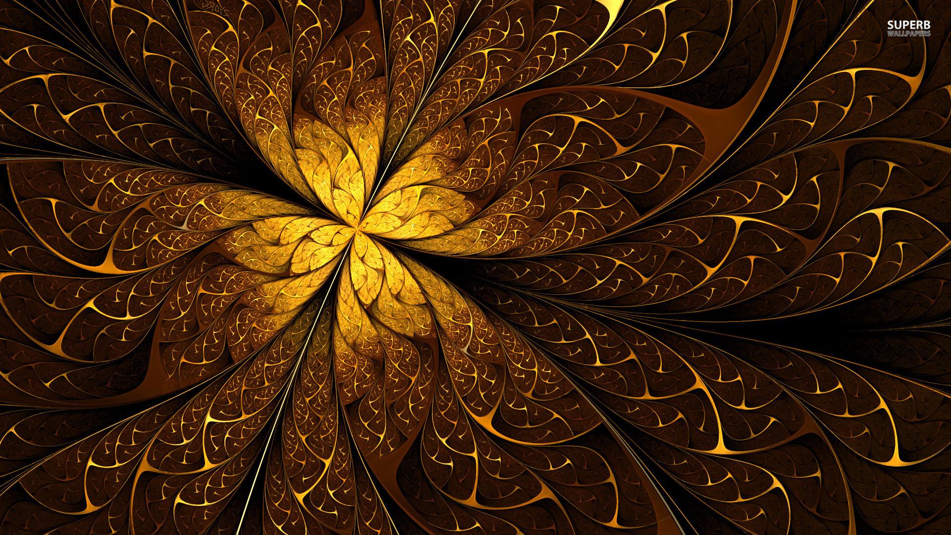 1920x1080 Black and Gold Abstract
