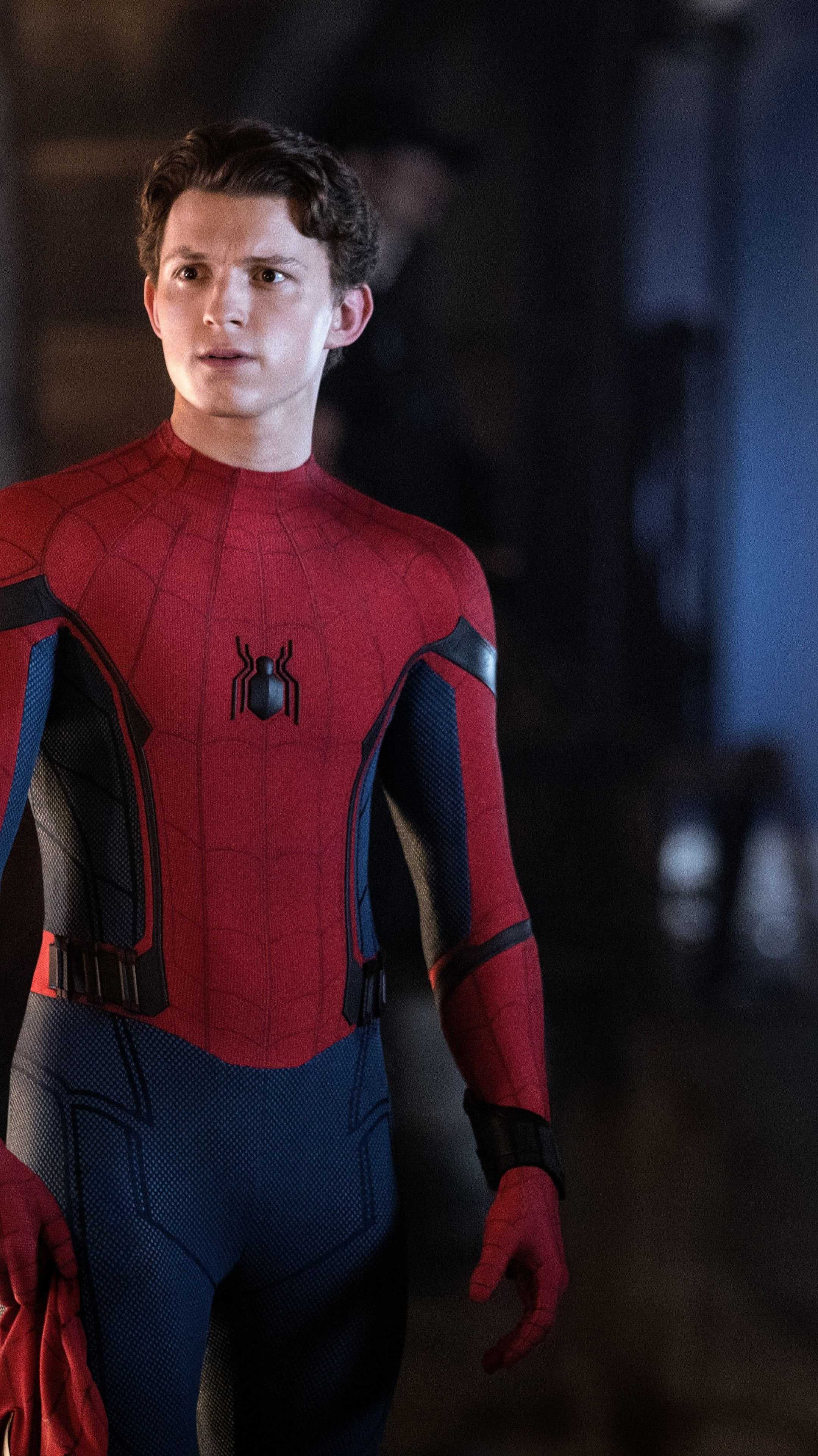 2160x3840 Spiderman Tom Holland Wallpaper Free HD Wallpaper