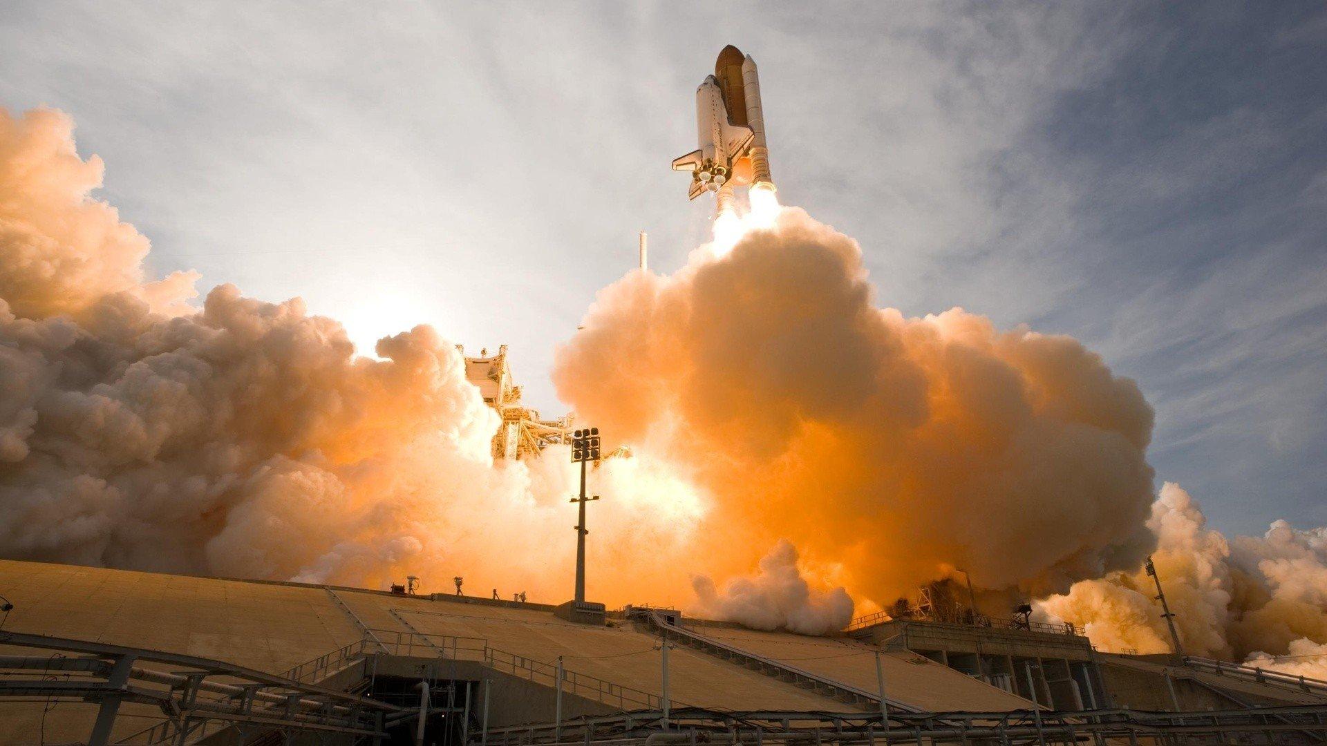 1920x1080 NASA, Spaceship, Smoke, Space shuttle HD Wallpaper / Desktop and Mobile Image & Photo