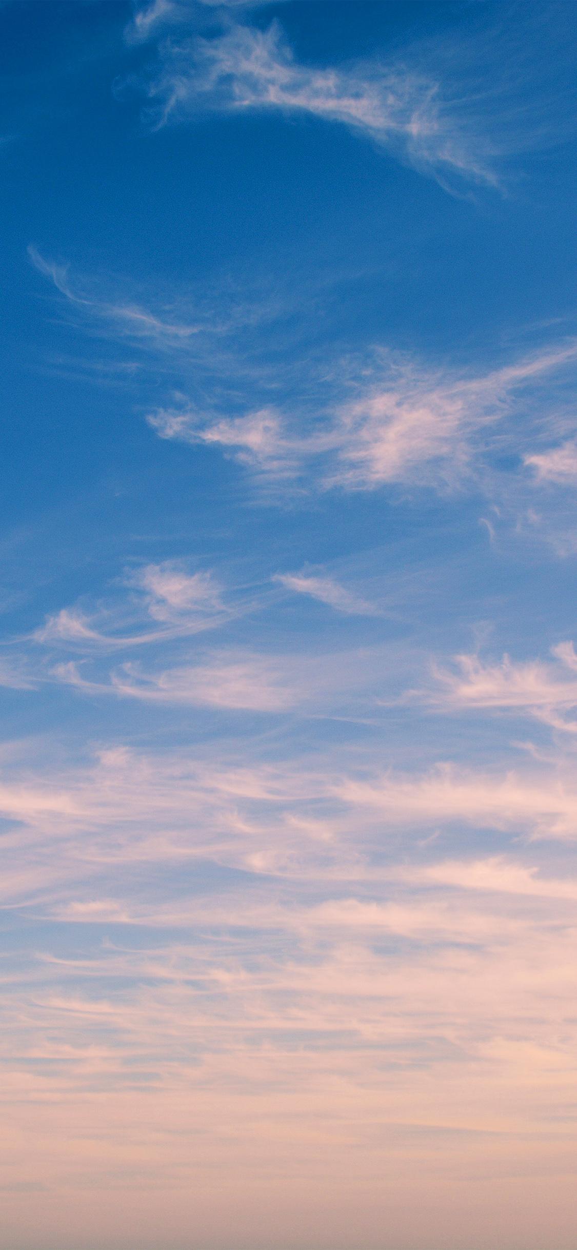 1125x2436 Sky blue cloud nature sunny summer iPhone X Wallpaper Free Download