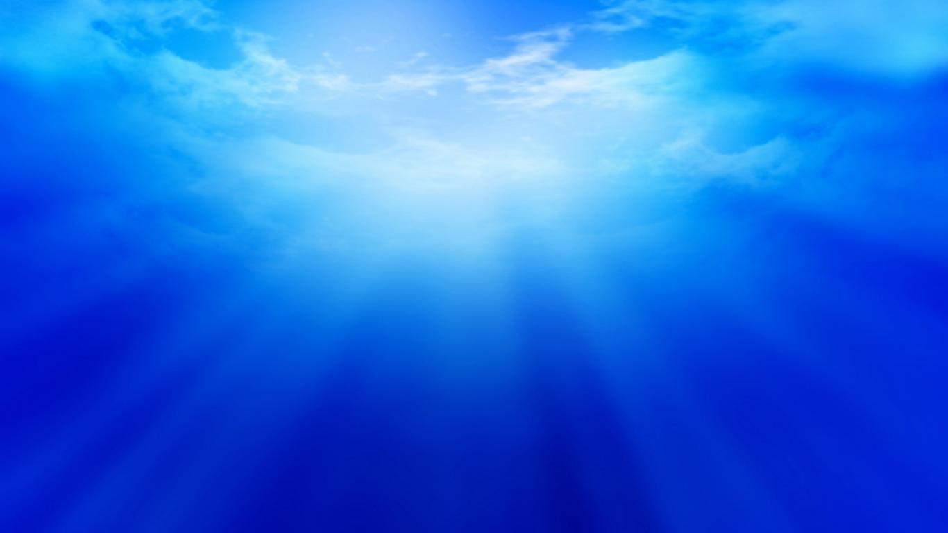 1366x768 Light Sky Blue Wallpaper