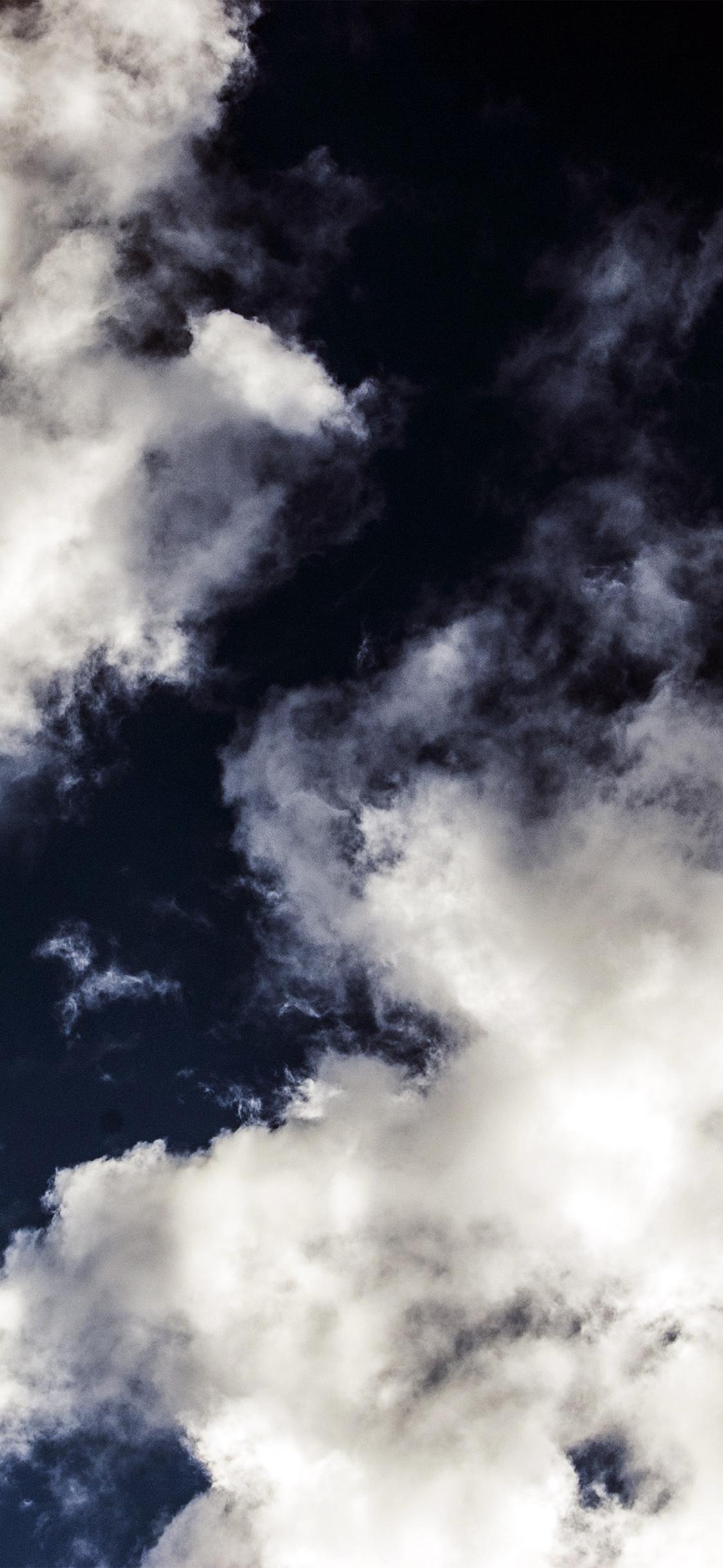 1125x2436 iPhone X wallpaper. cloud dark blue sky nature summer