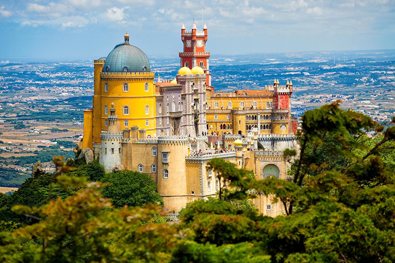 1280x853 Photo Sintra Portugal Pena National Palace Trees Cities