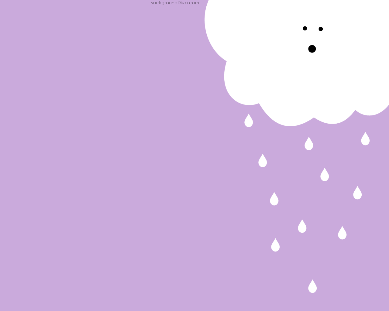 1280x1024 Cute Purple Wallpaper