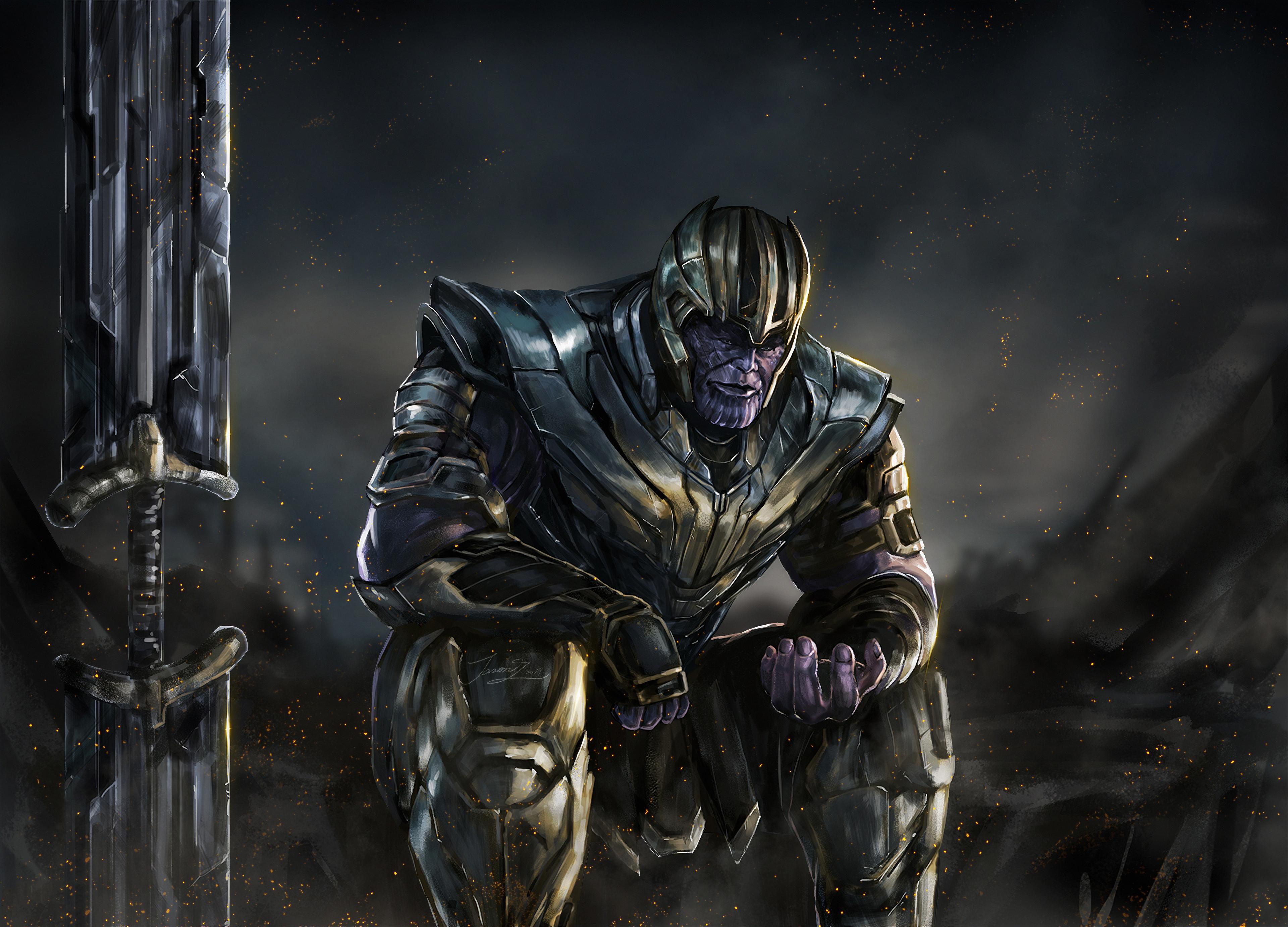 3840x2765 4k Thanos New Art Laptop HD HD 4k Wallpaper, Image, Background, Photo and Picture