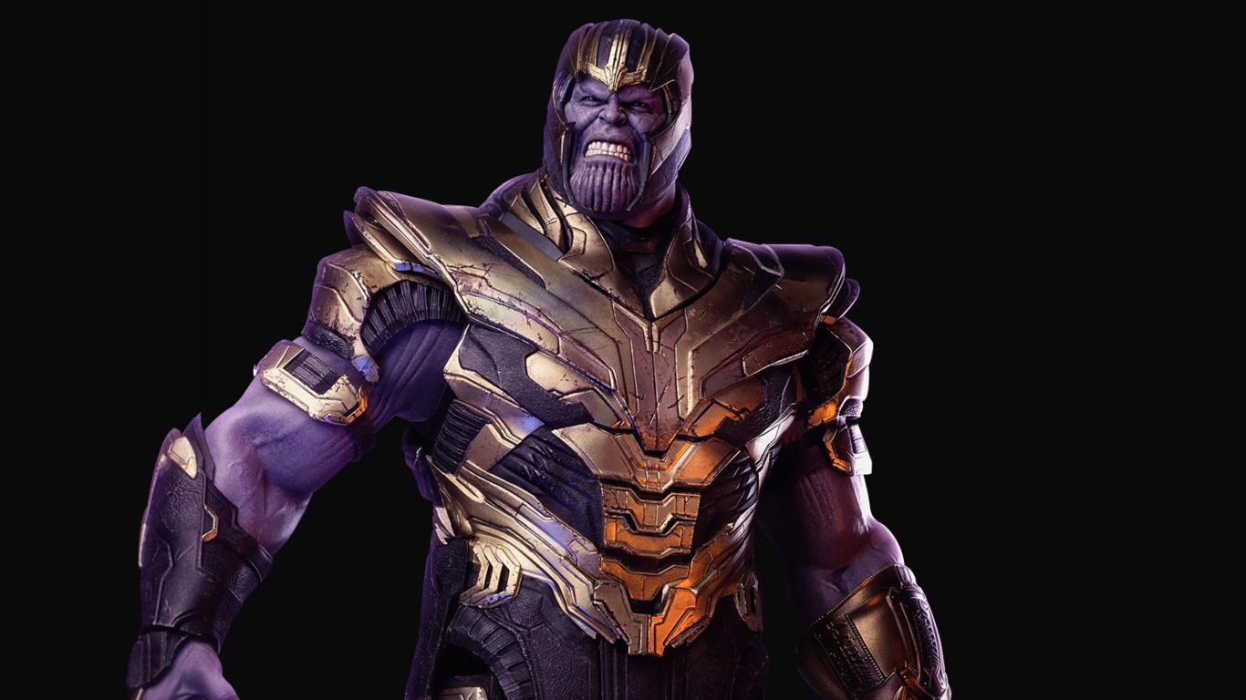 1366x768 Download Thanos, Avengers: Endgame, movie, villain wallpaper, 1366x Tablet, laptop
