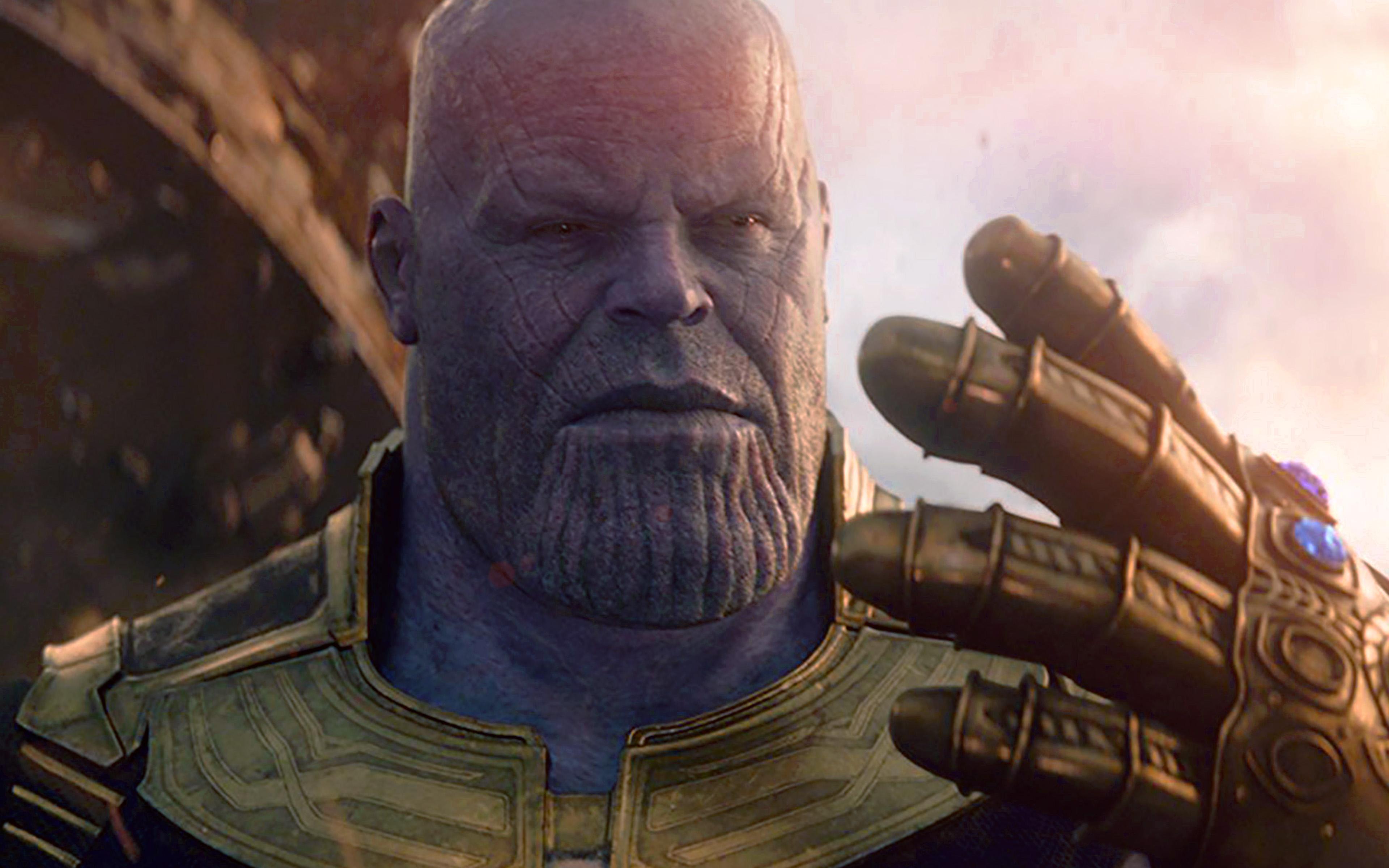 3840x2400 wallpaper for desktop, laptop. infinity war marvel avengers thanos art illustration hero