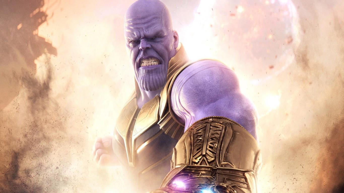 1366x768 Download 1366x768 Avengers: Infinity War, Thanos Wallpaper for Laptop, Notebook