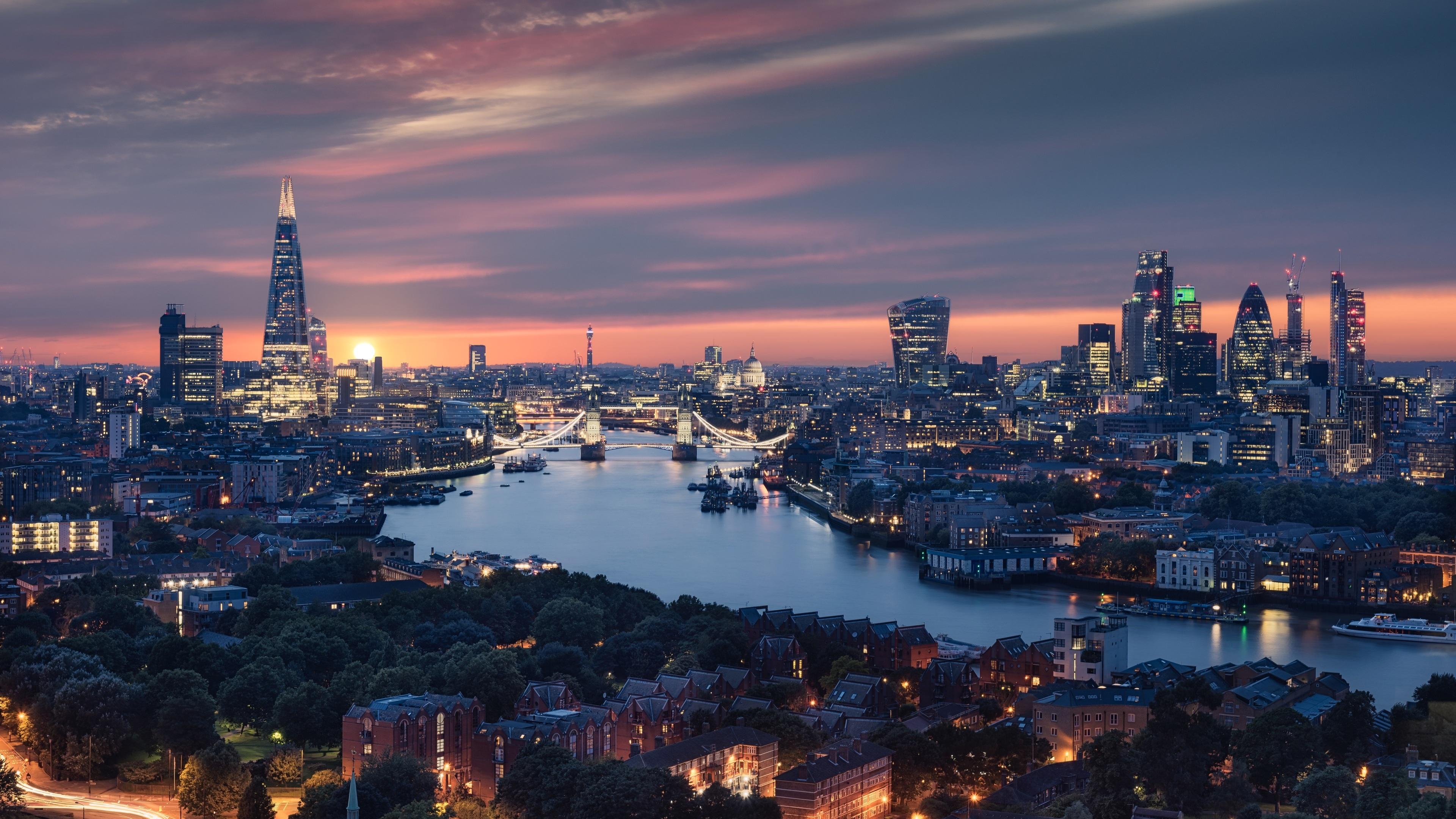 3840x2160 Wallpaper 4k Beautiful London City View 8k Wallpaper
