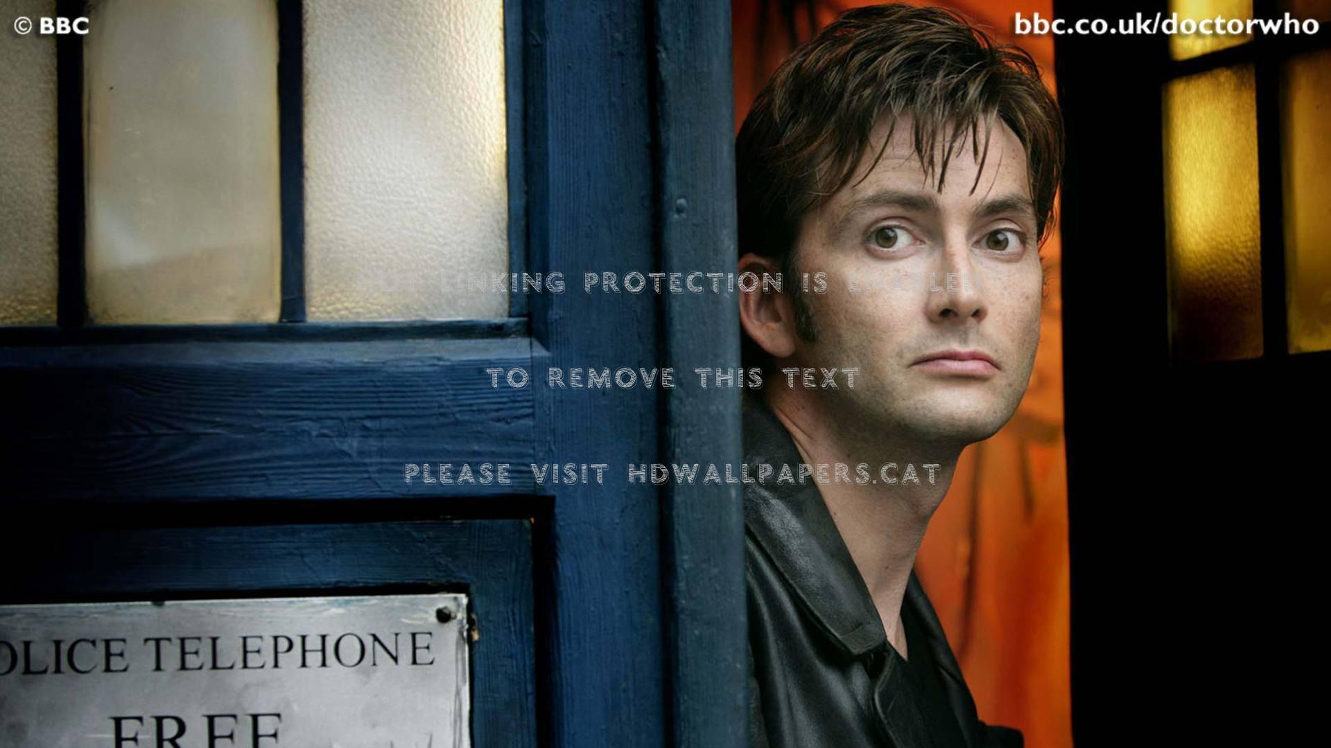 1920x1080 Tenth Doctor David Tennant 10th Who Tv Doctor With Tardis