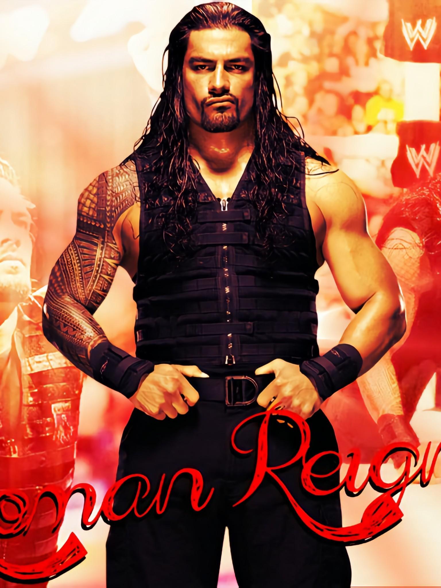 1536x2048 Roman Reigns Wallpaper For iPhone