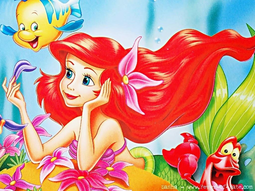 1024x768 Little Mermaid HD Wallpaper