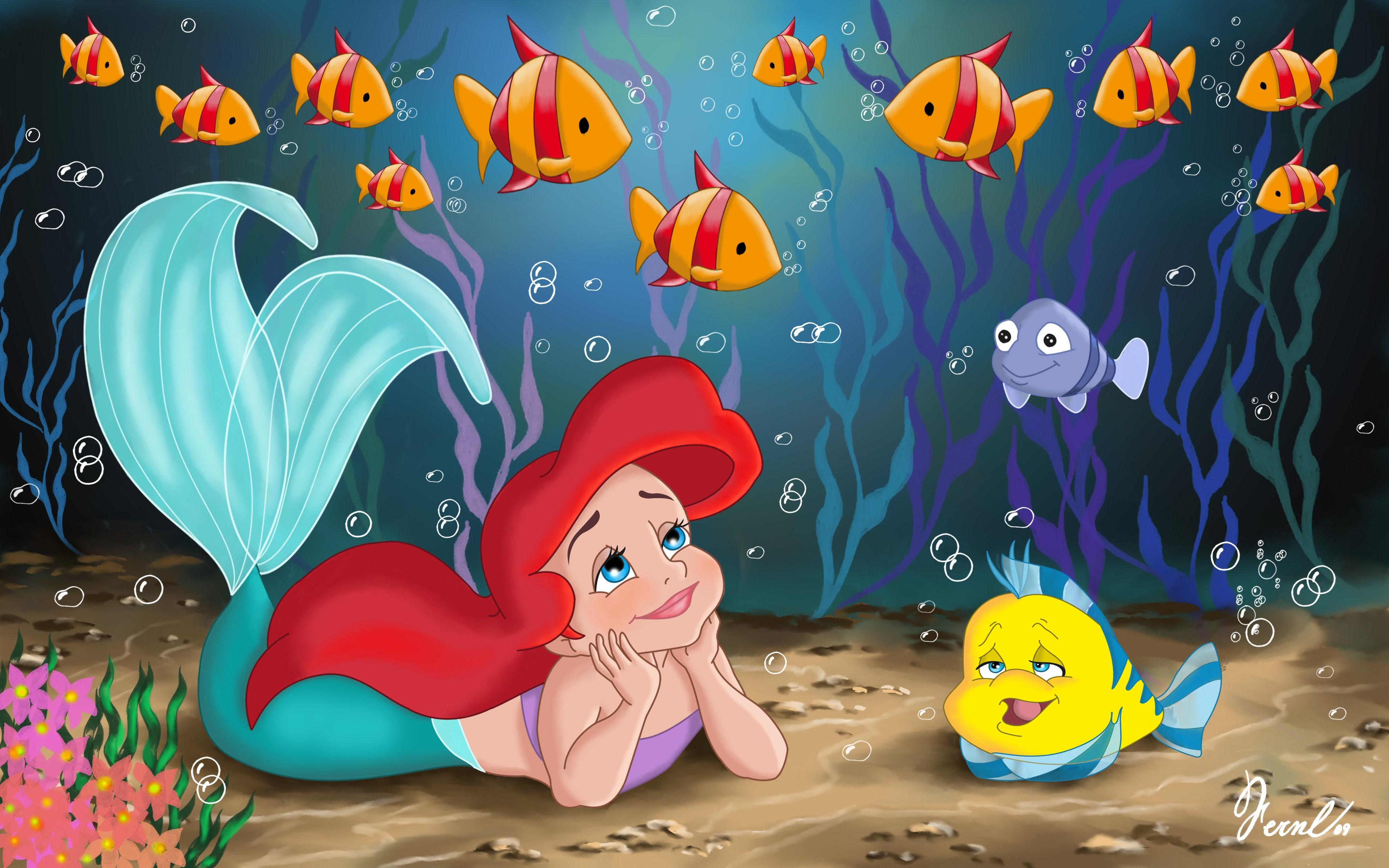 4000x2500 the little mermaid 4k ultra HD wallpaper High quality walls