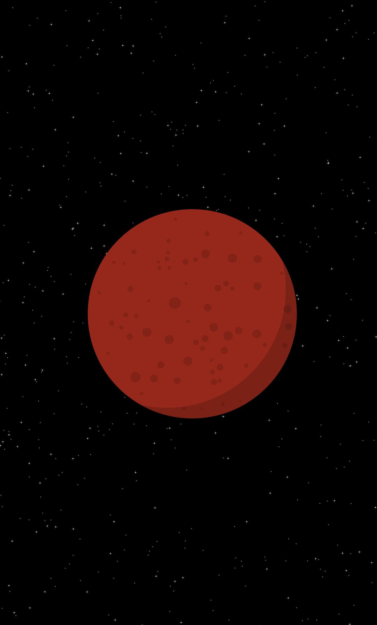 1280x2120 Mars Minimal Art iPhone HD 4k Wallpaper, Image, Background, Photo and Picture