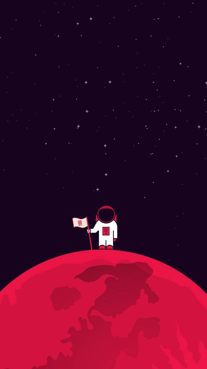720x1280 Astronaut Minimalist Wallpaper