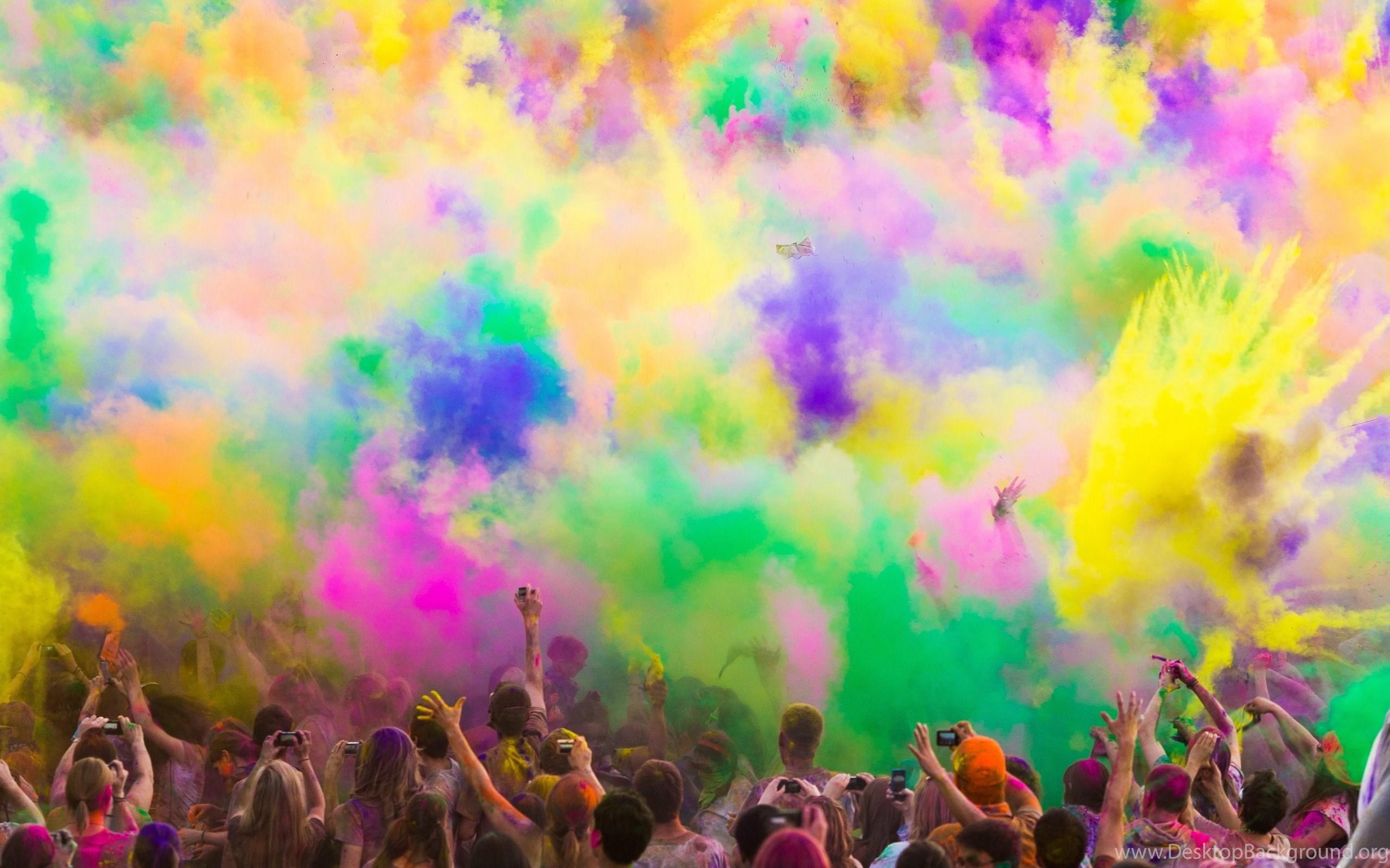 2560x1600 Celebrate Color Festival Holi People HD Wallpaper Desktop Background