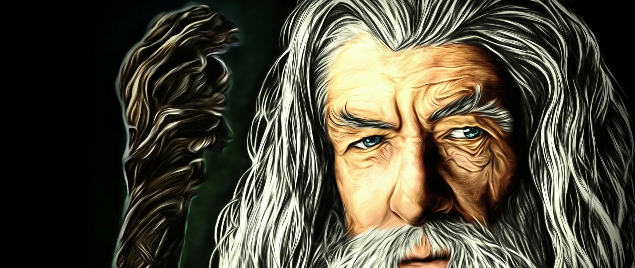 2560x1080 Gandalf The Lord of the Rings Artwork 2560x1080 Resolution Wallpaper, HD Fantasy 4K Wallpaper, Image, Photo and Background