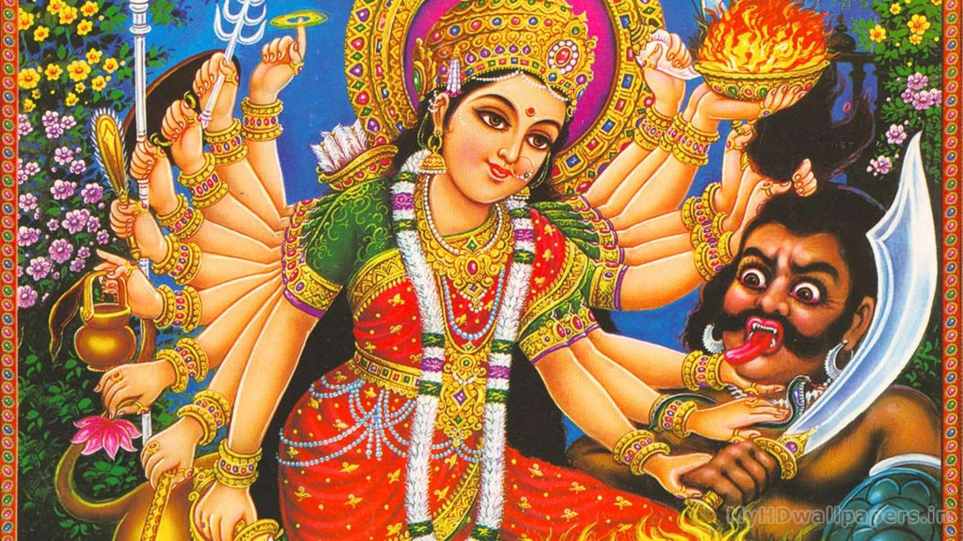 Durga Mata HD Wallpapers - Top Free Durga Mata HD Backgrounds -  WallpaperAccess