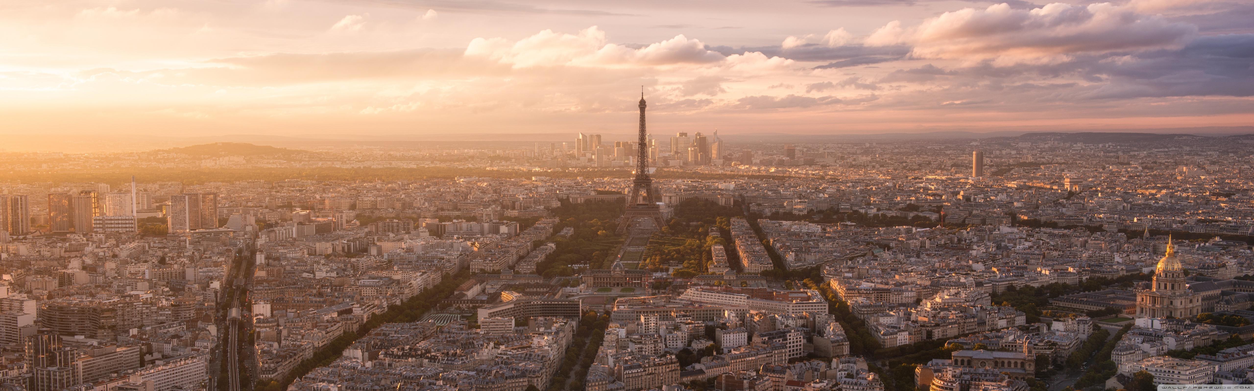 5120x1600 Paris Panoramic View Ultra HD Desktop Background Wallpaper for 4K UHD TV : Widescreen & UltraWide Desktop & Laptop : Multi Display, Dual Monitor : Tablet