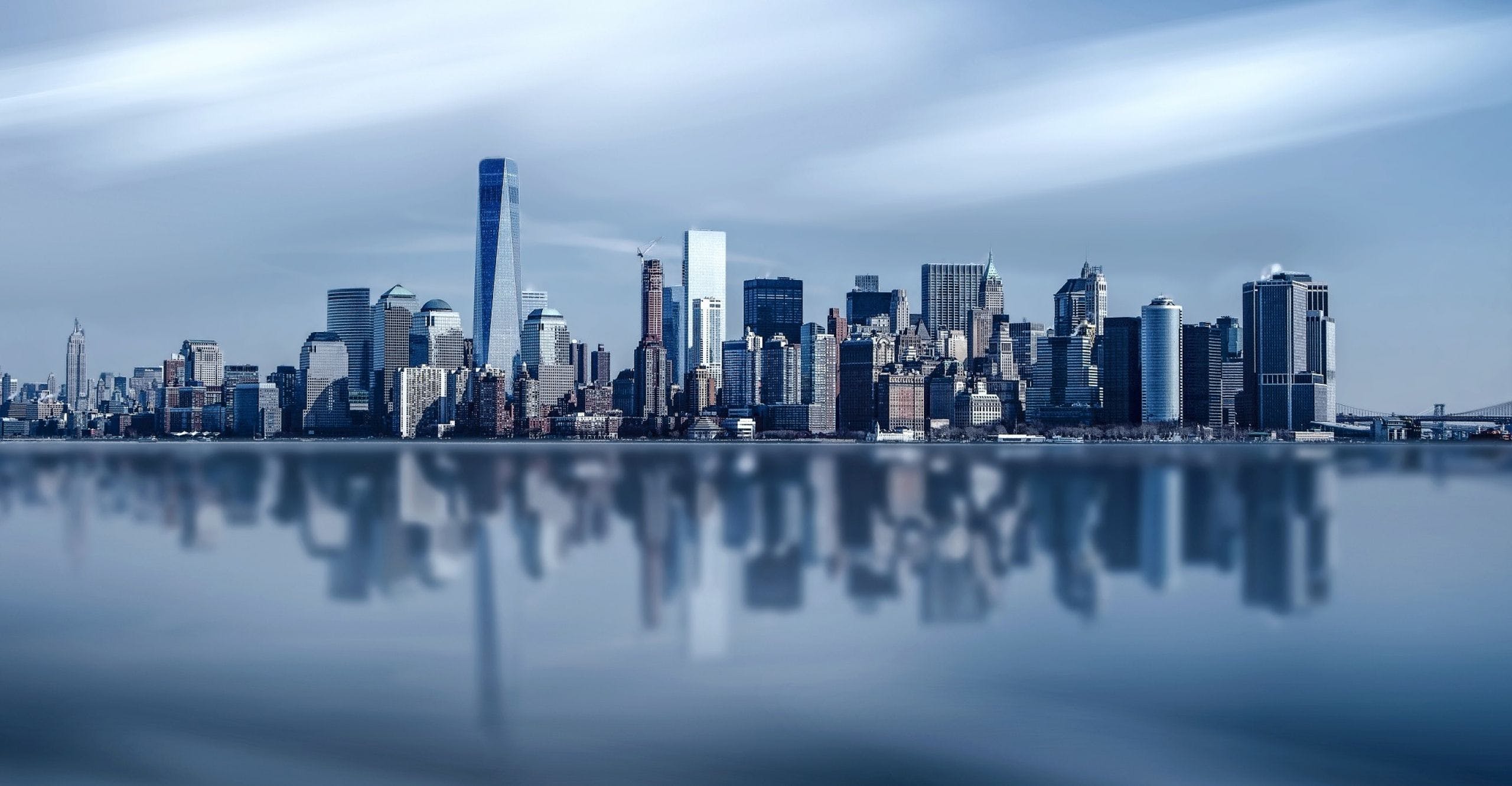 2560x1331 Panoramic View Skyline Wallpaper