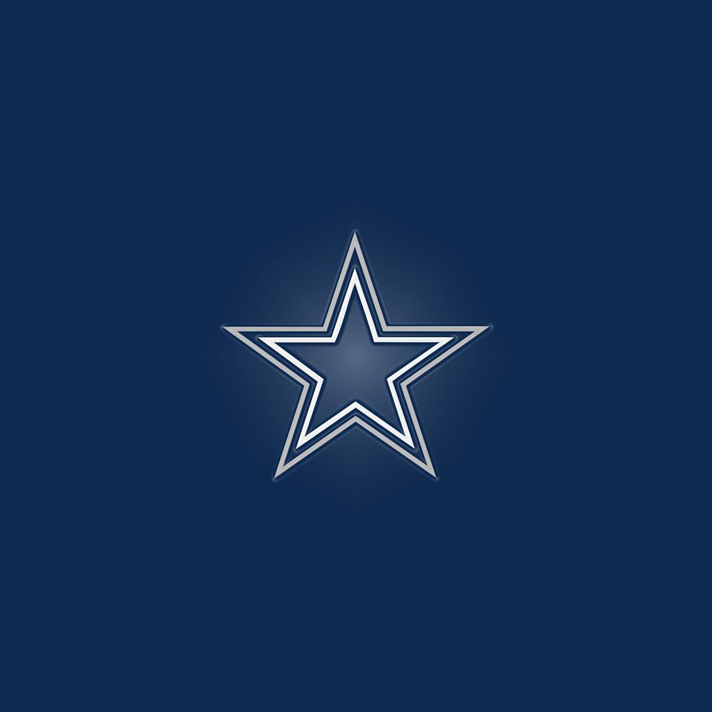 1024x1024 Dallas Cowboys Team Logo iPad Wallpaper