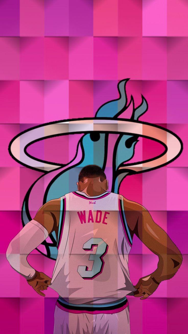 736x1308 D Wade Miami Heat Wallpaper