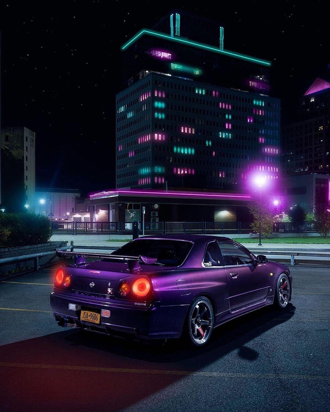 Purple Nissan Skyline Wallpapers - Top Free Purple Nissan Skyline  Backgrounds - WallpaperAccess
