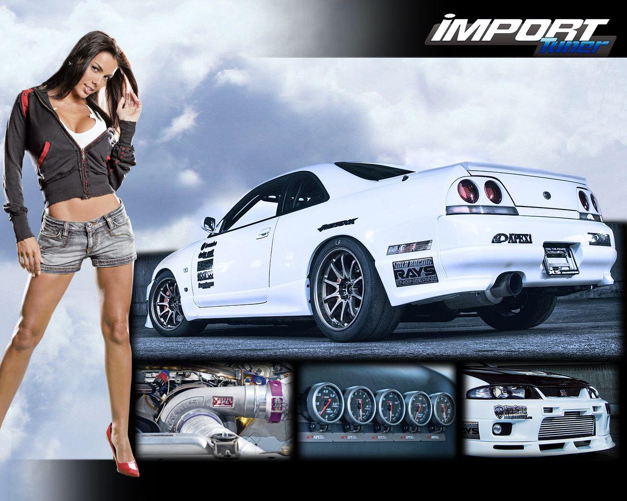 1280x1024 Nissan skyline r33 gt r cars low angle shot wallpaper