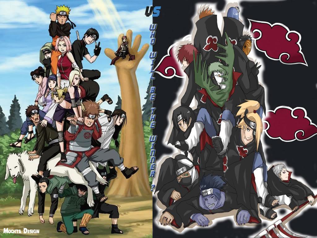 1024x768 Cloud Village Naruto Wallpaper