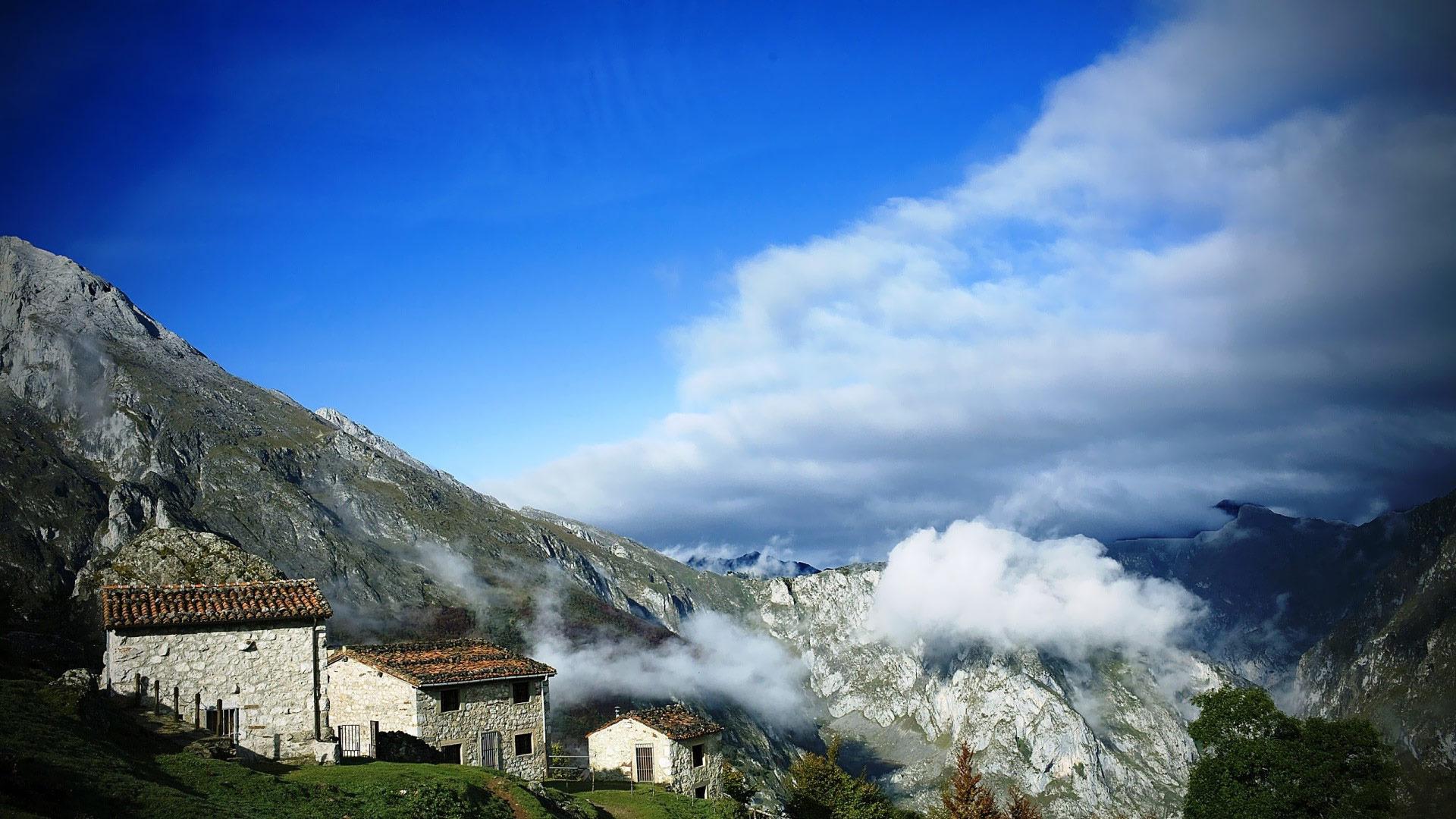 1920x1080 Free Mountain Village Wallpaper 38564 1920x1080px
